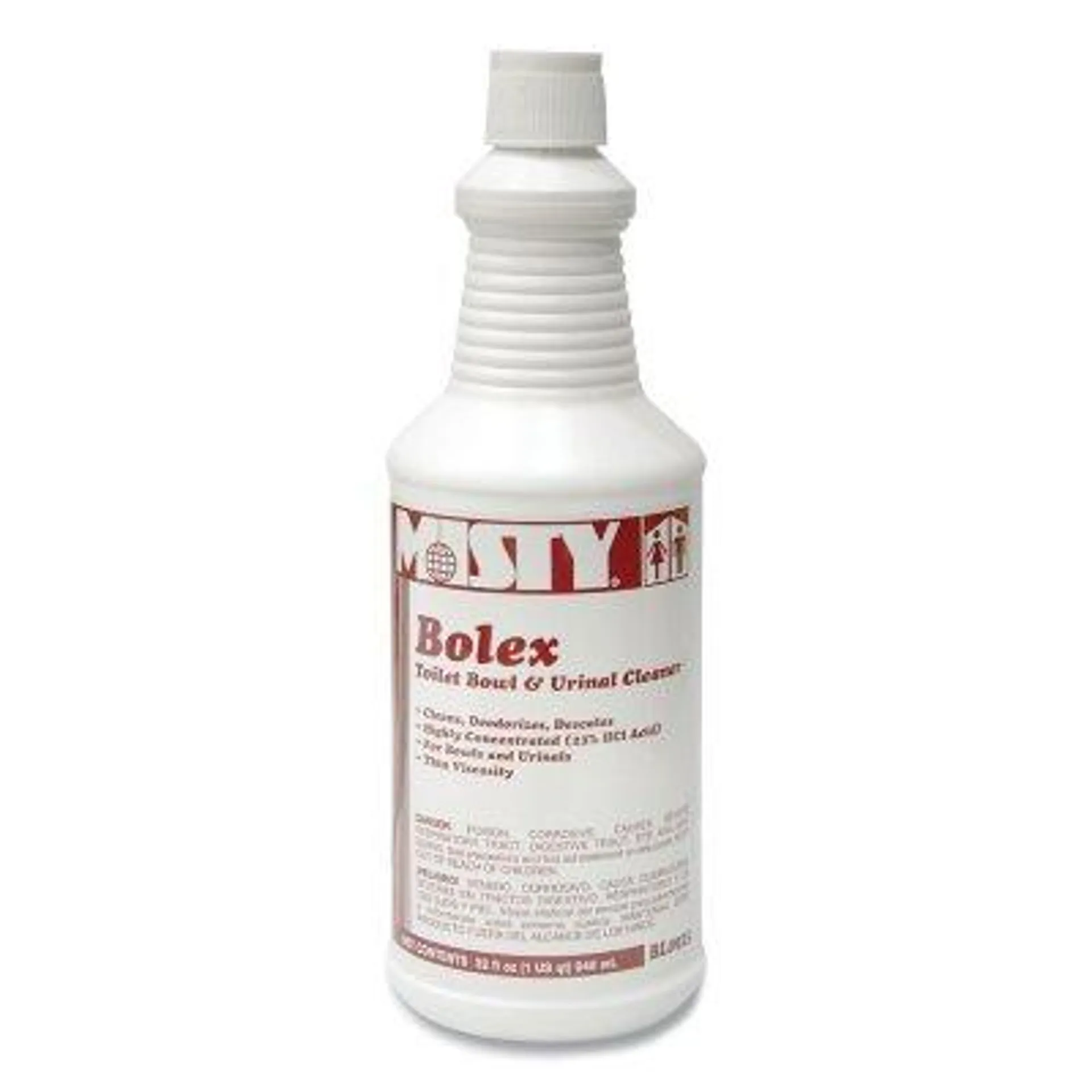 Misty Bolex Toilet Bowl & Urinal Cleaner, 32 fl. oz., 12 pk.