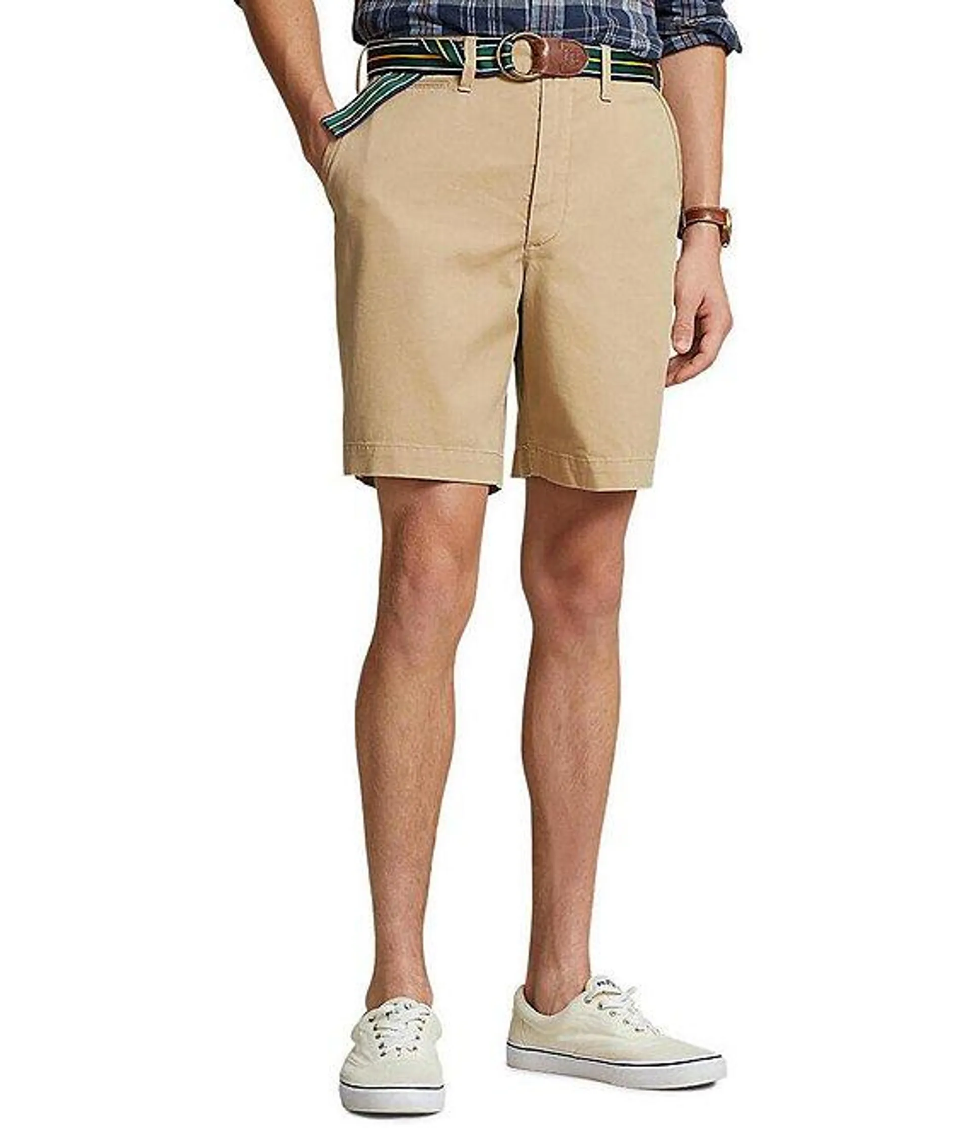 Relaxed Fit 8" Inseam Chino Shorts