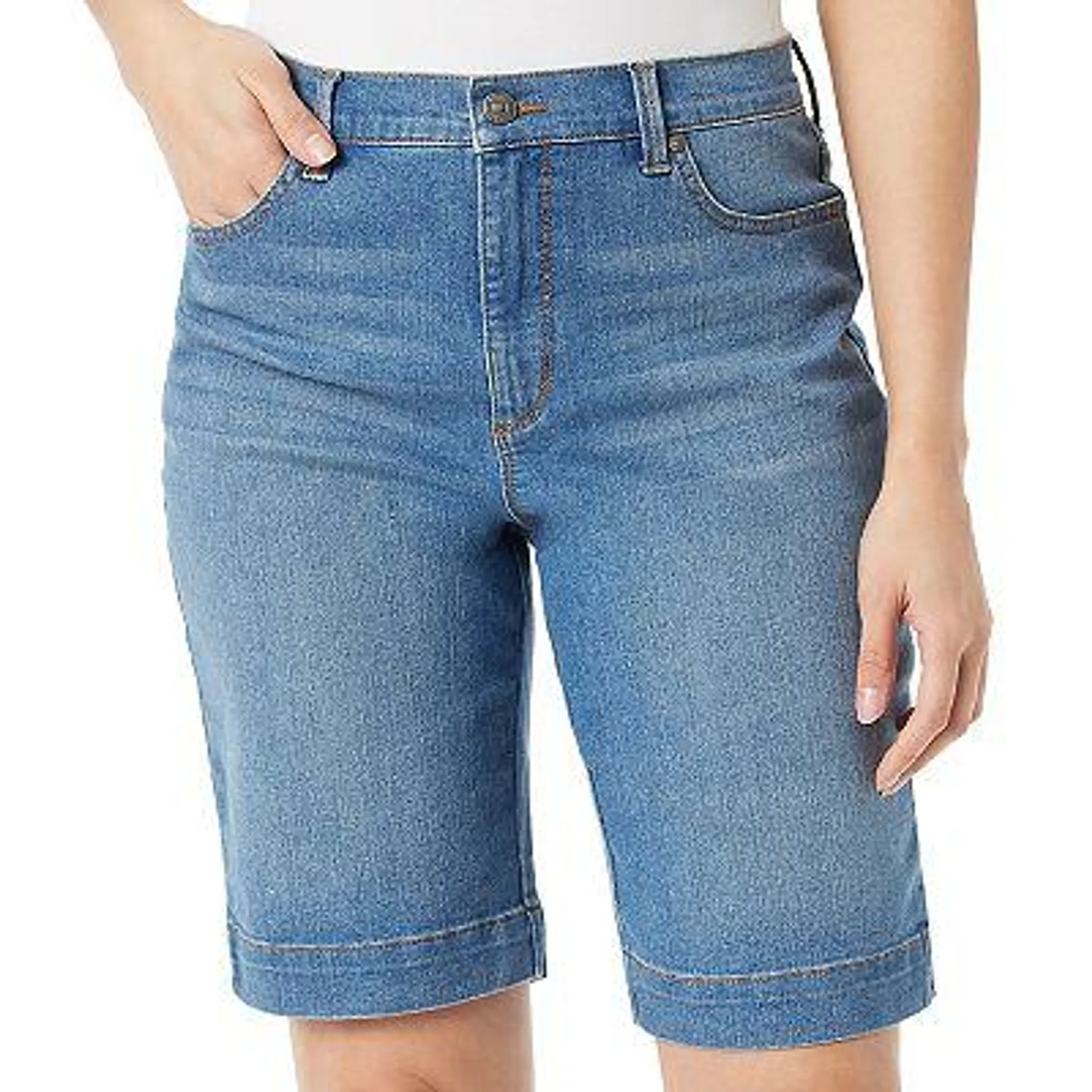 Petite Gloria Vanderbilt Amanda Bermuda Shorts