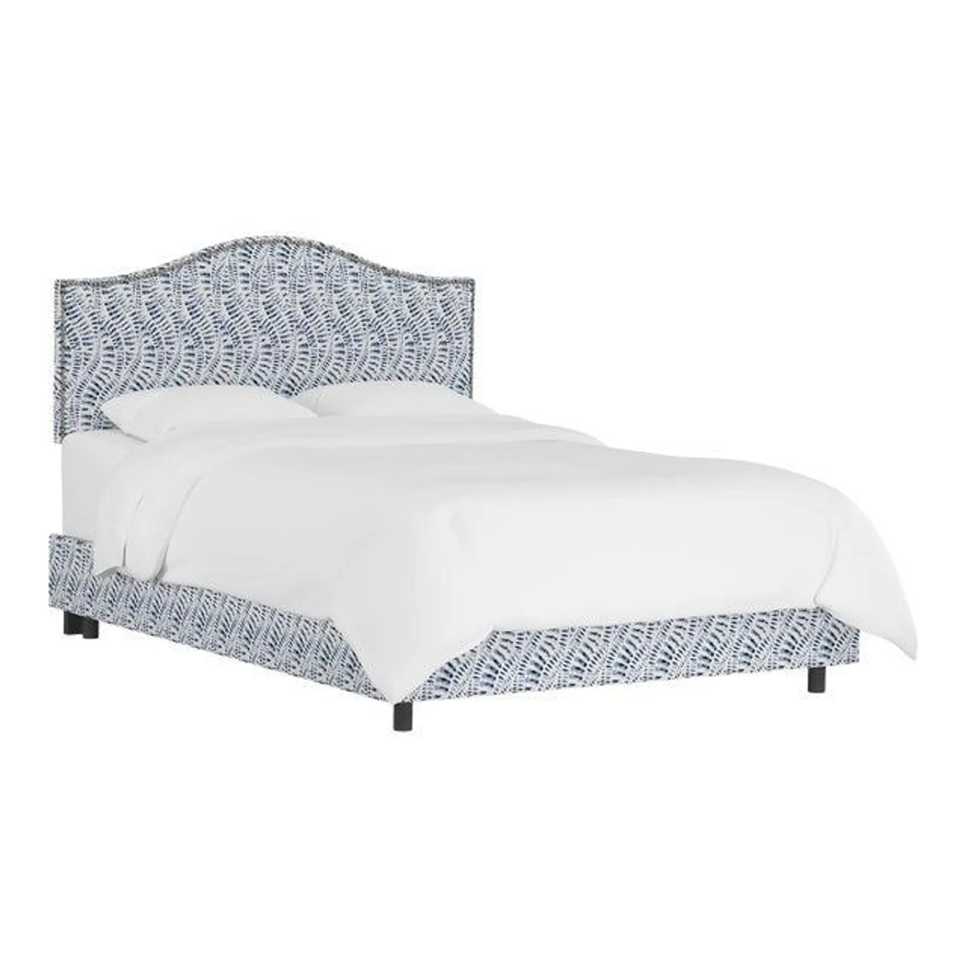 Ashland Bed in Blue Snake Skin, Full