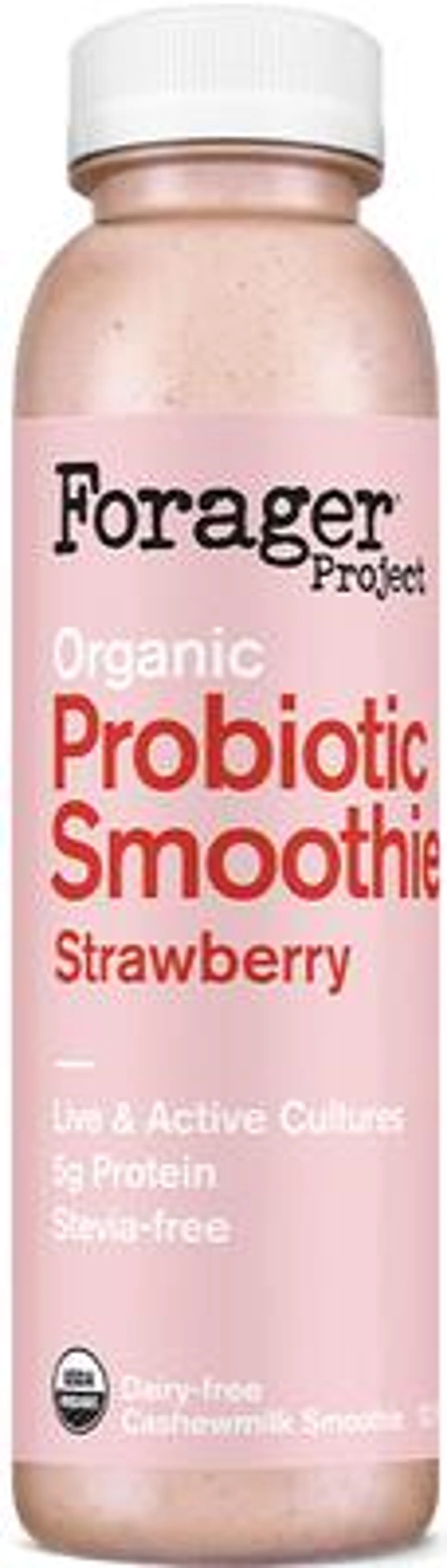 Forager Project Strawberry Probiotic Smoothie