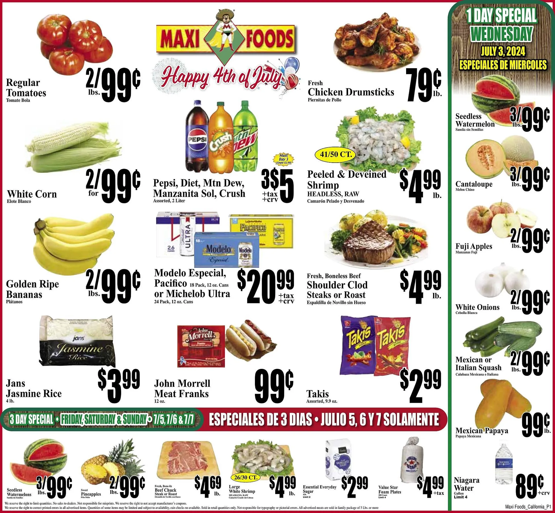 Maxi Foods Weekly Ad - 1