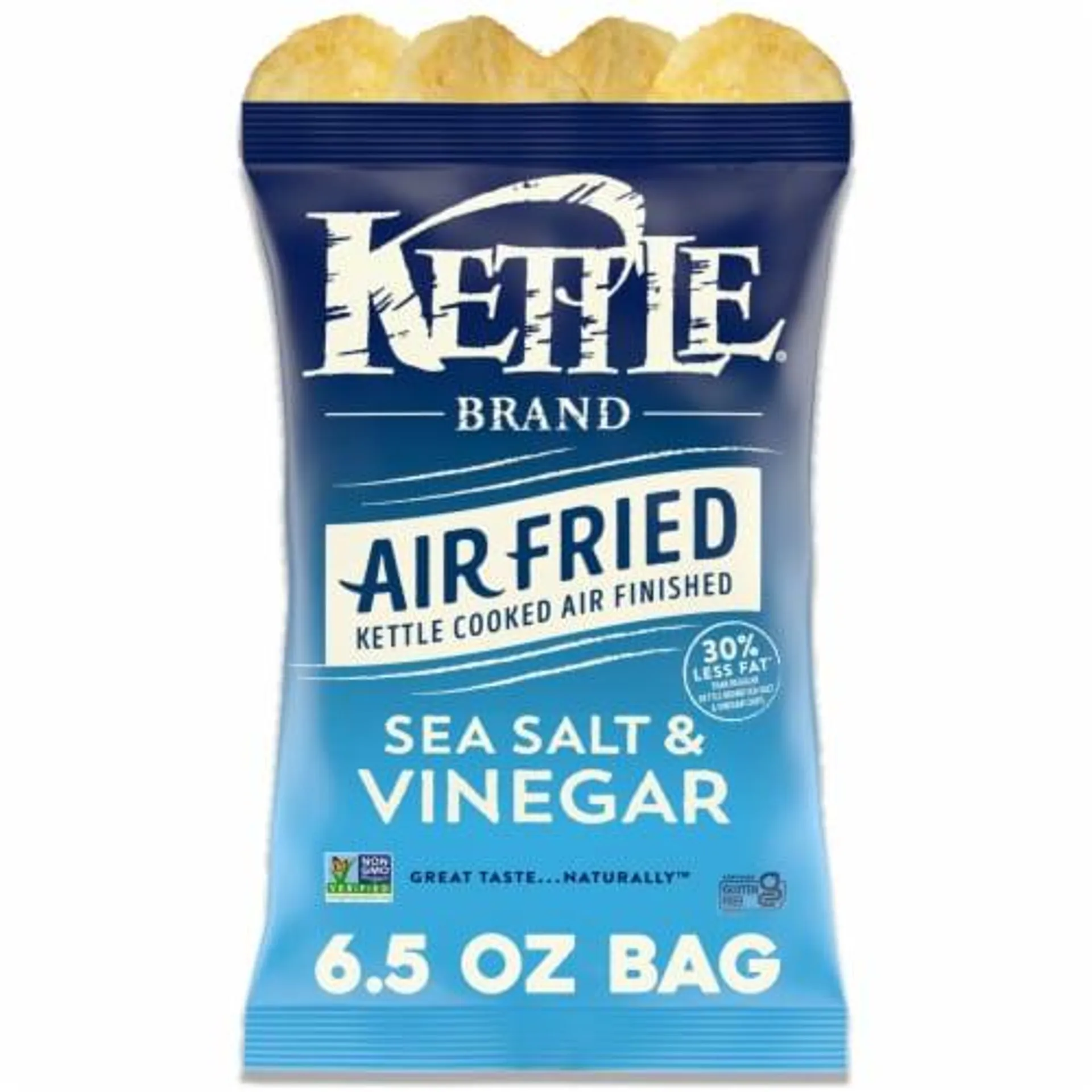 Kettle Brand Potato Chips Air Fried Sea Salt & Vinegar Kettle Chips