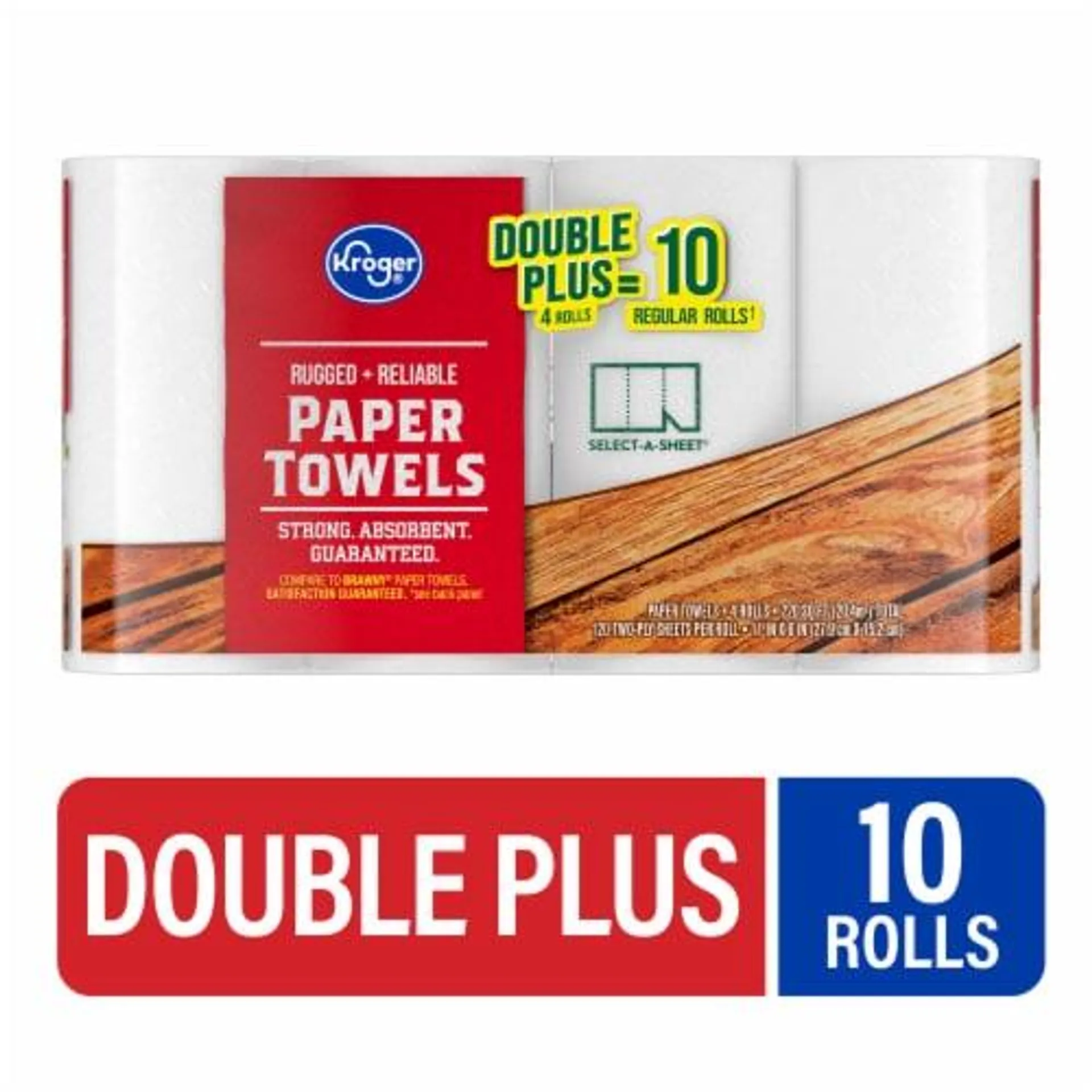 Kroger® Rugged + Reliable Paper Towels Double Rolls