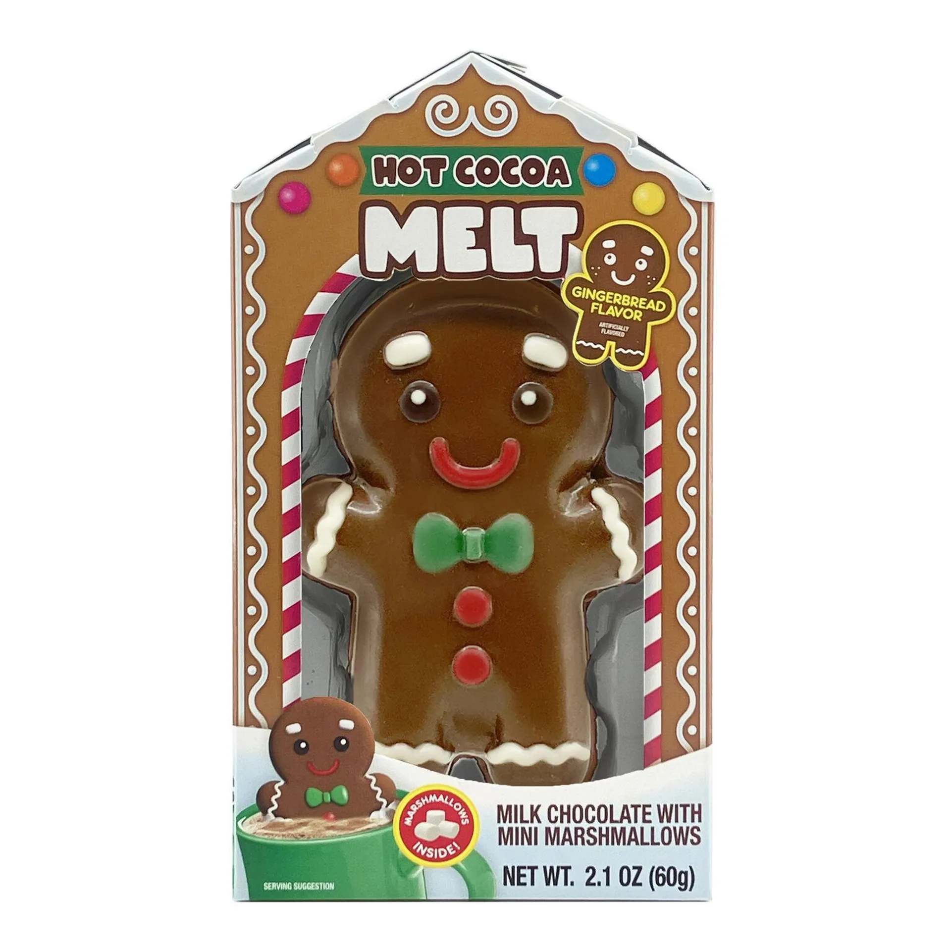 Gingerbread Man Hot Cocoa Melt