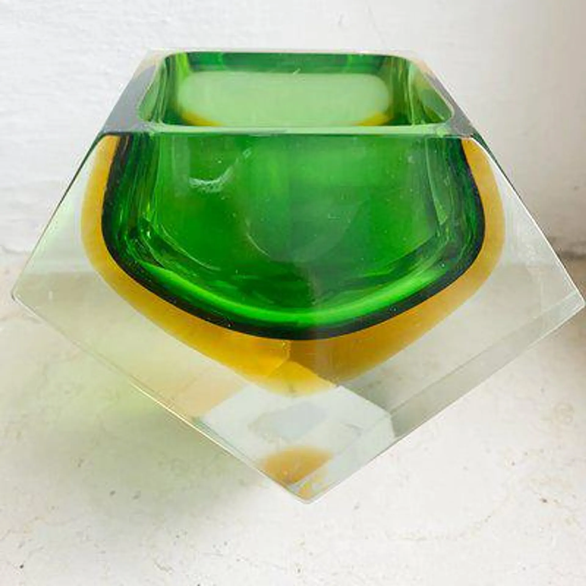 Murano Glass Shell by Flavio Poli for Seguso, 1960s