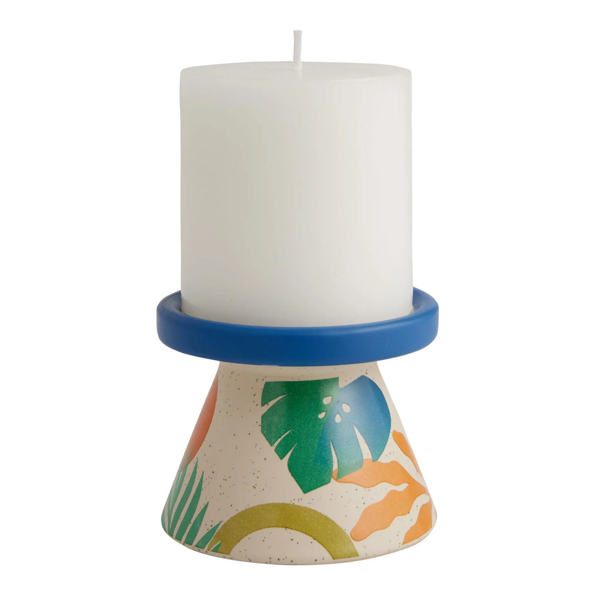 Sabrena Khadija Ceramic Taper and Pillar Candle Holder