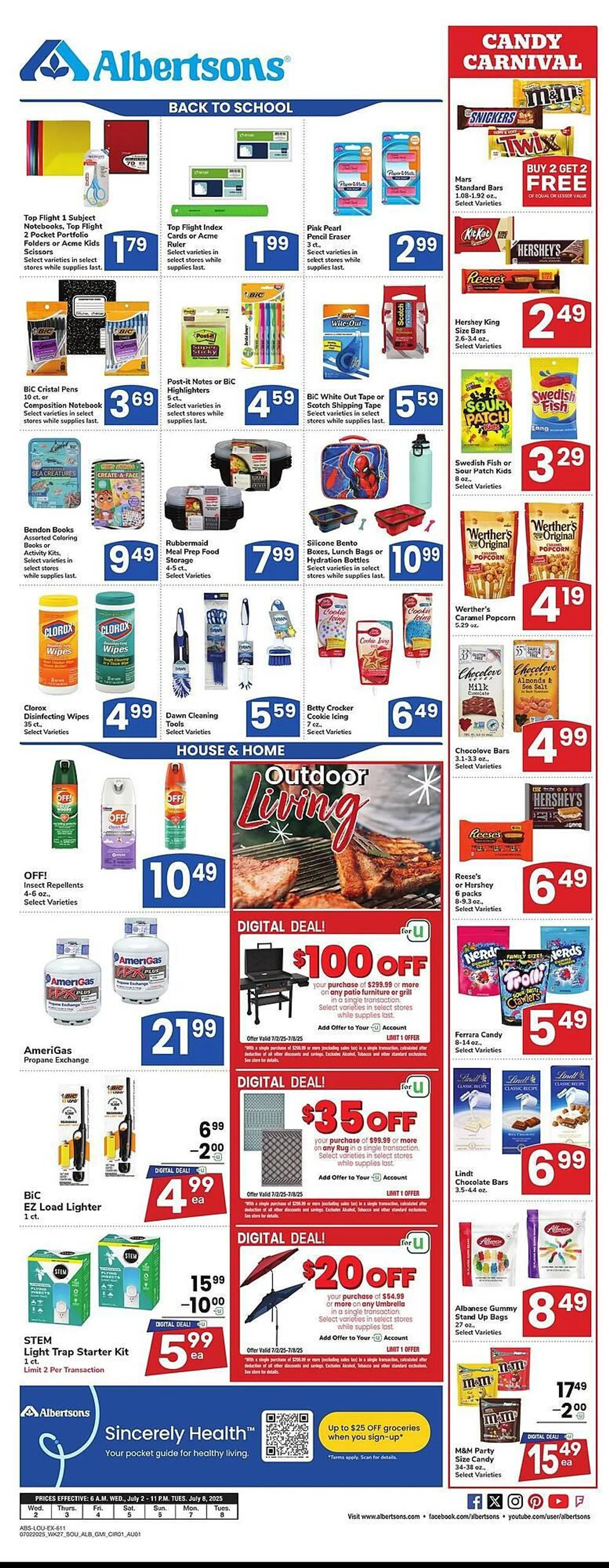 Weekly ad Albertsons Weekly Ad from July 2 to July 8 2025 - Page 4