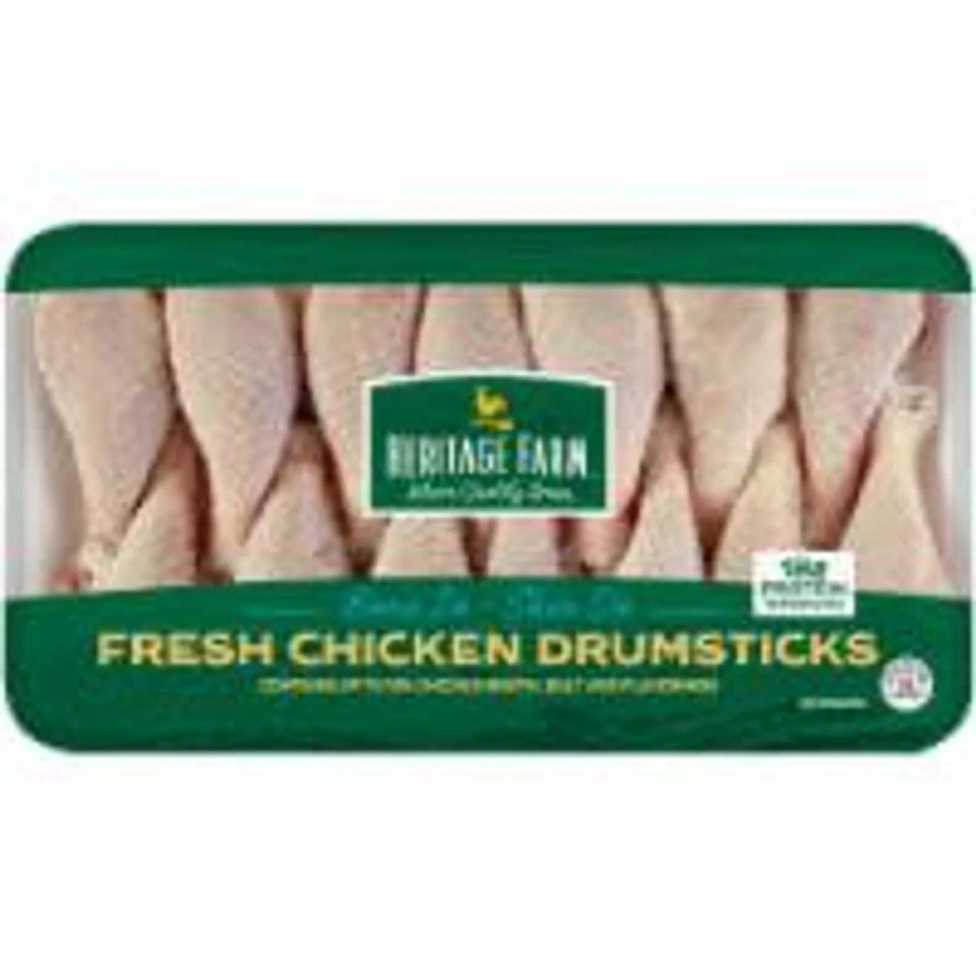 Heritage Farm Bone-In Skin-On Fresh Chicken Drumsticks