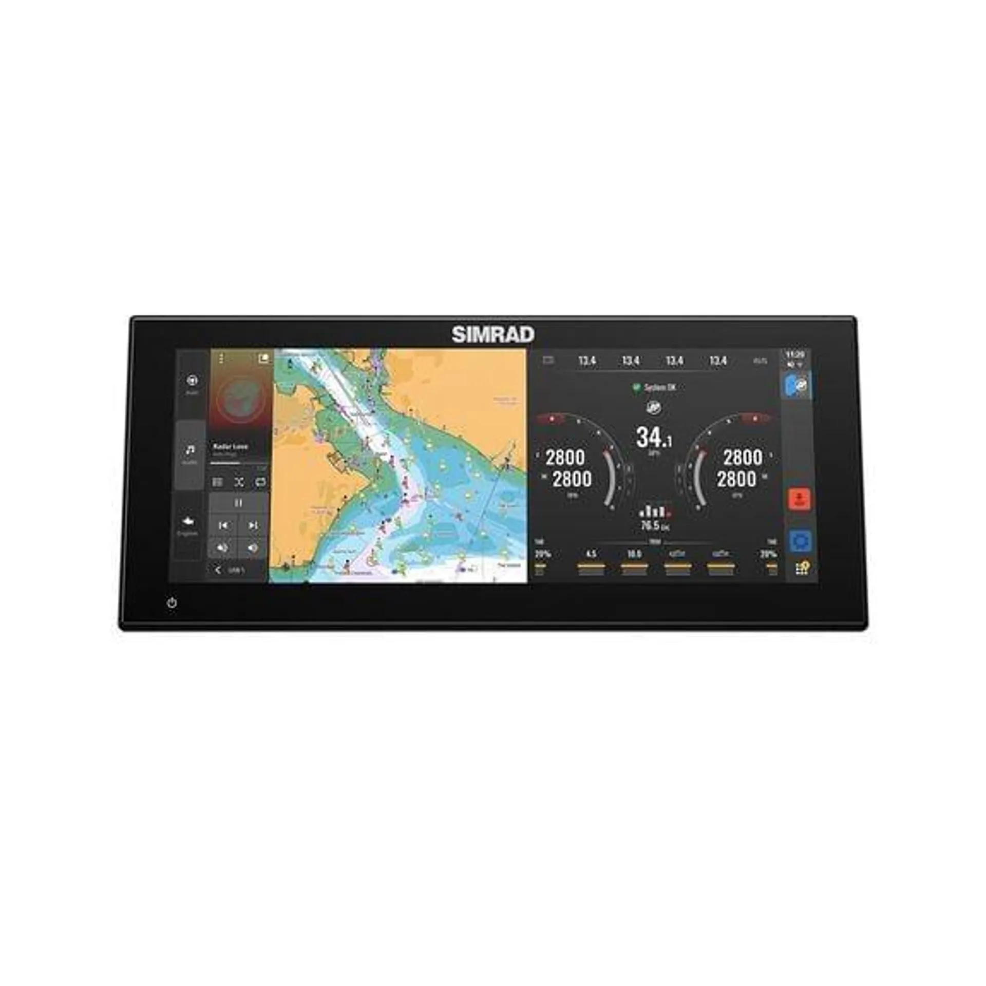 NSX Ultrawide 3012UW Multifunction Display with Active Imaging™ 3-in-1 Transducer and C-MAP® DISCOVER™ X Charts