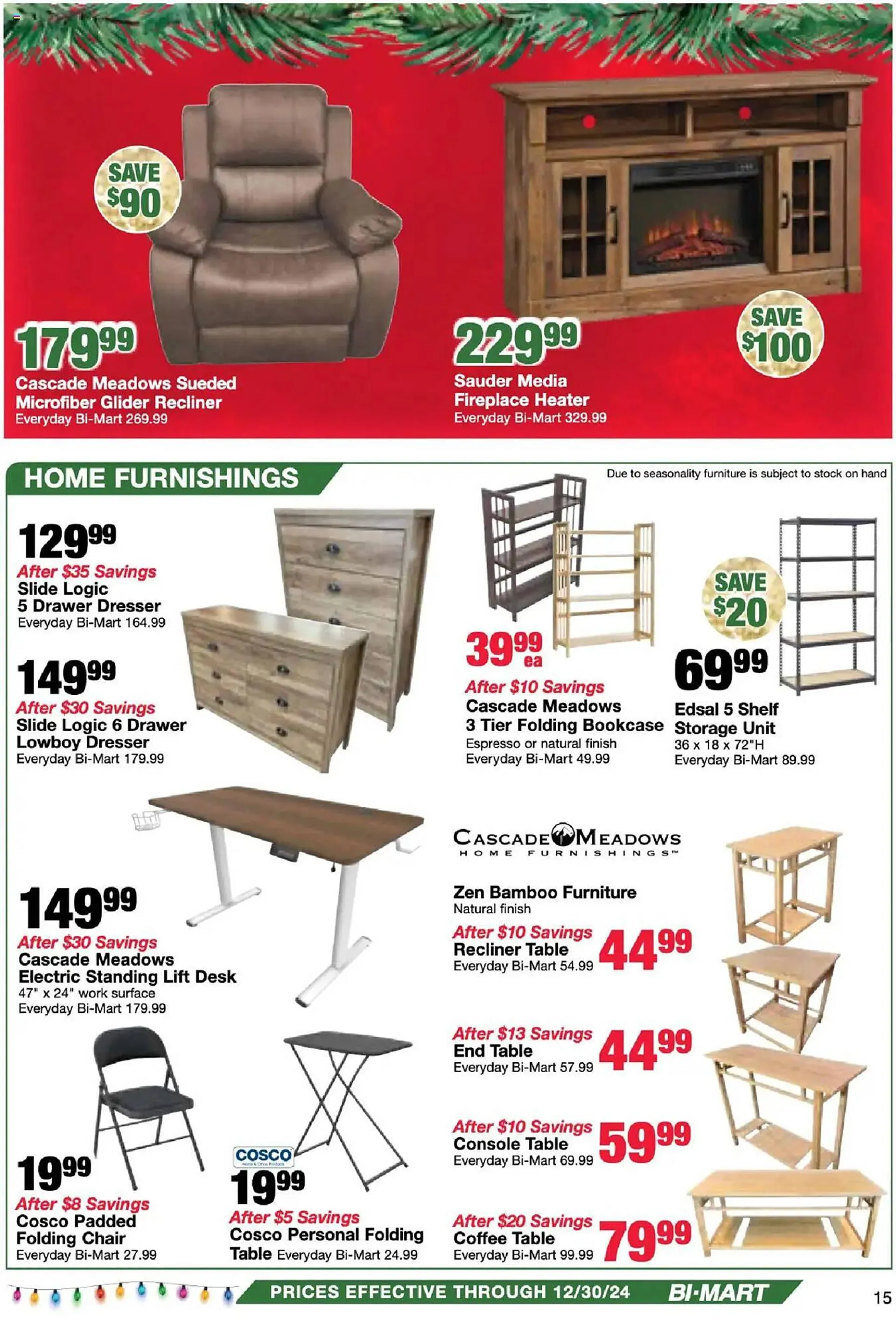 Weekly ad Bi-Mart Weekly Ad from December 17 to December 24 2024 - Page 15