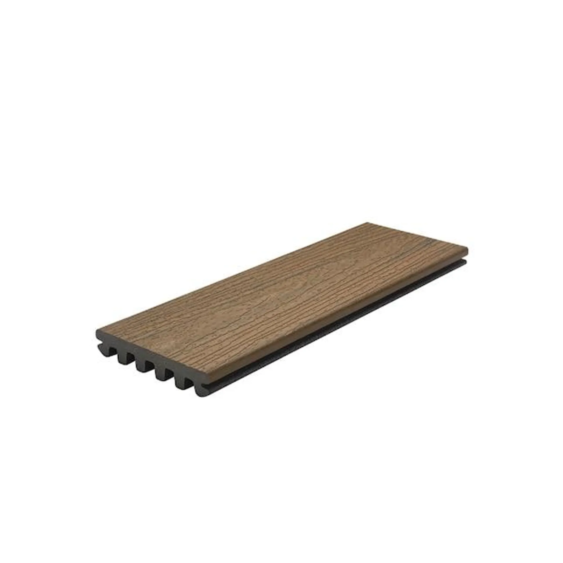 Trex Enhance Naturals 1-in x 6-in x 16-ft Toasted Sand Grooved Composite Deck Board