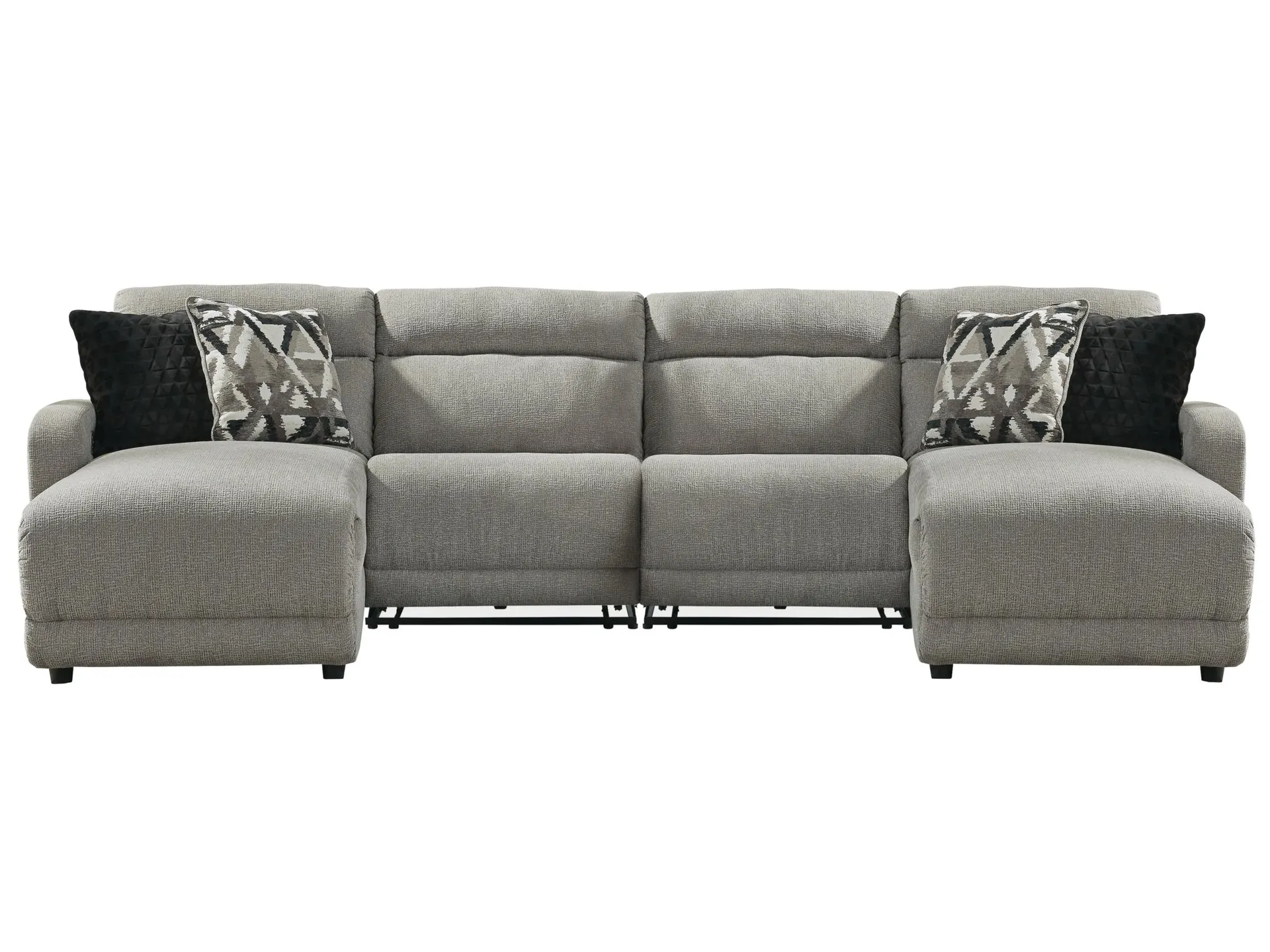 Colleyville 4-Piece Power Reclining Modular Sectional with 2 Reclining Seats and Chaises