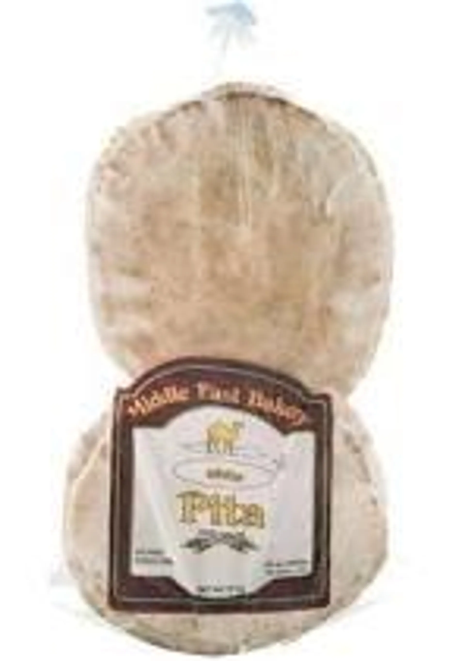 Middle East Bakery - SM White Pita Bread 17 OZ Mon Delivery/ Can Be Frozen