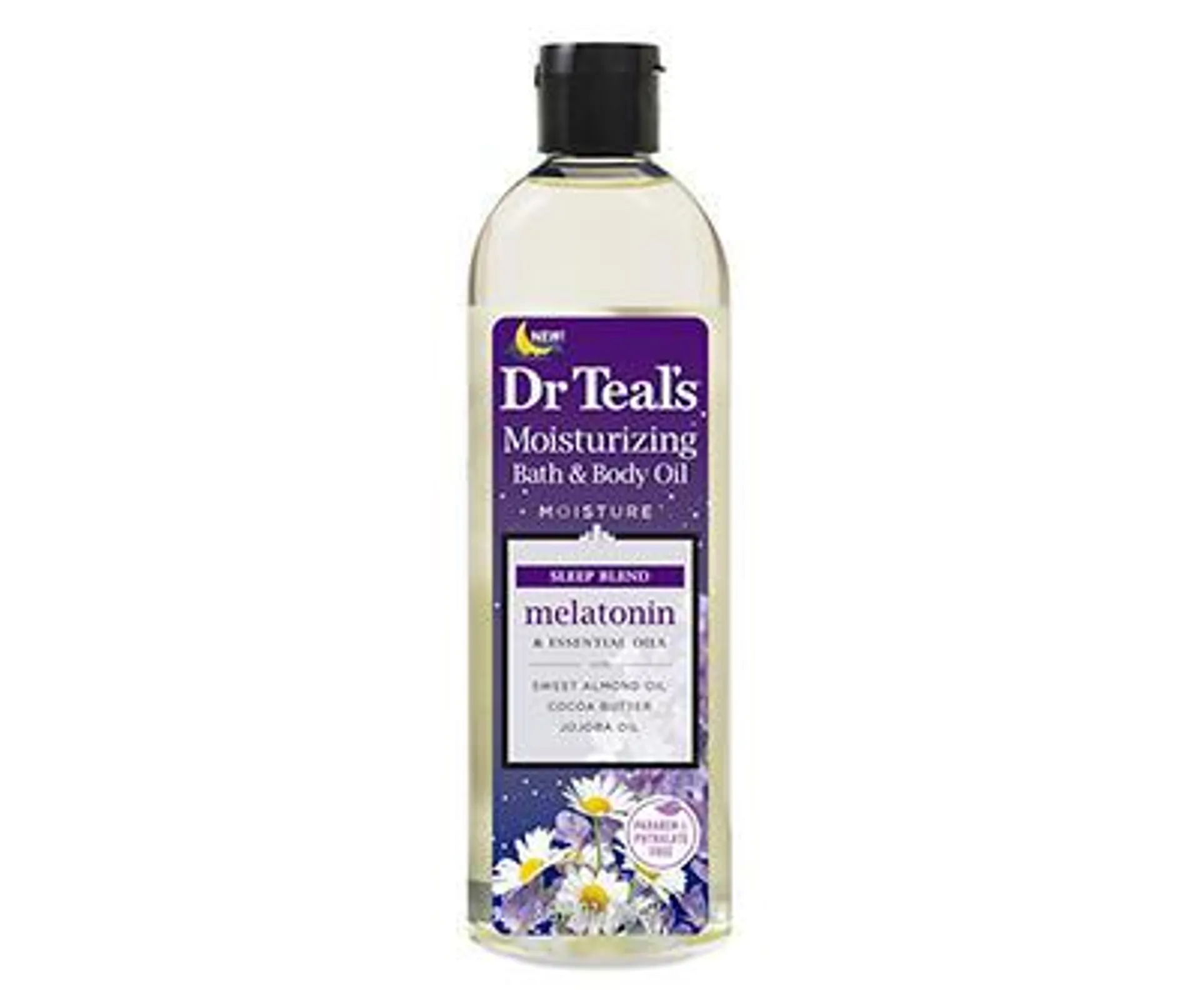 Moisturizing Melatonin Sleep Blend Bath & Body Oil, 8 Oz.