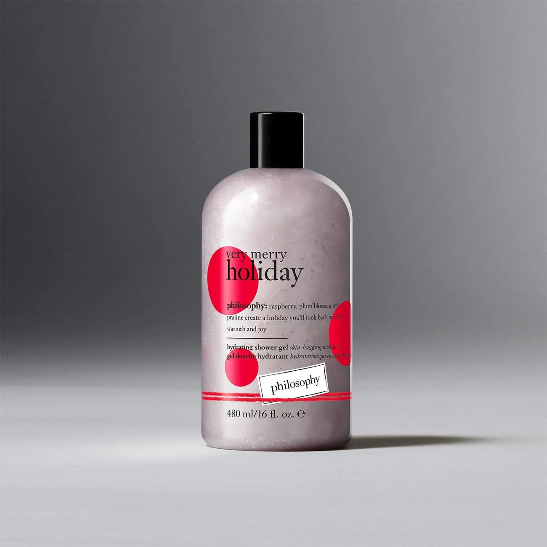 very merry holiday hydrating shower gel