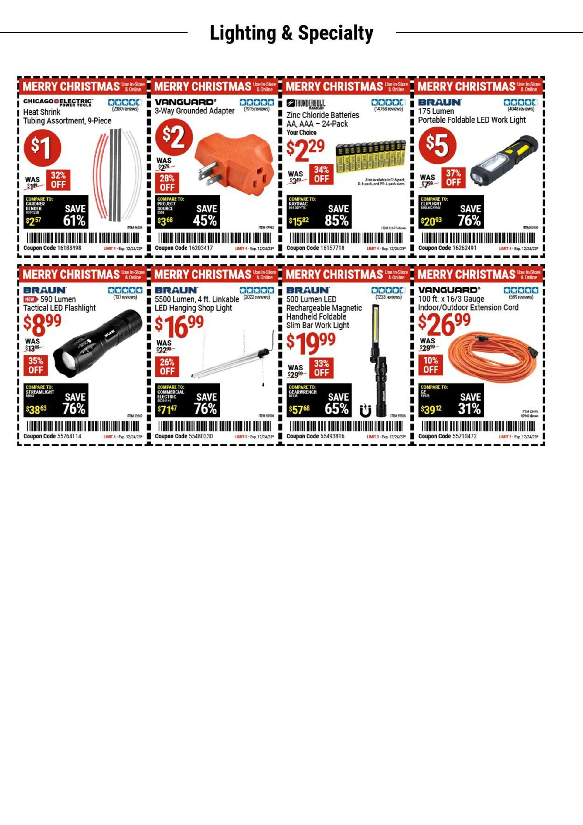 Weekly ad Harbor Freight Current weekly ad from December 11 to December 26 2023 - Page 6