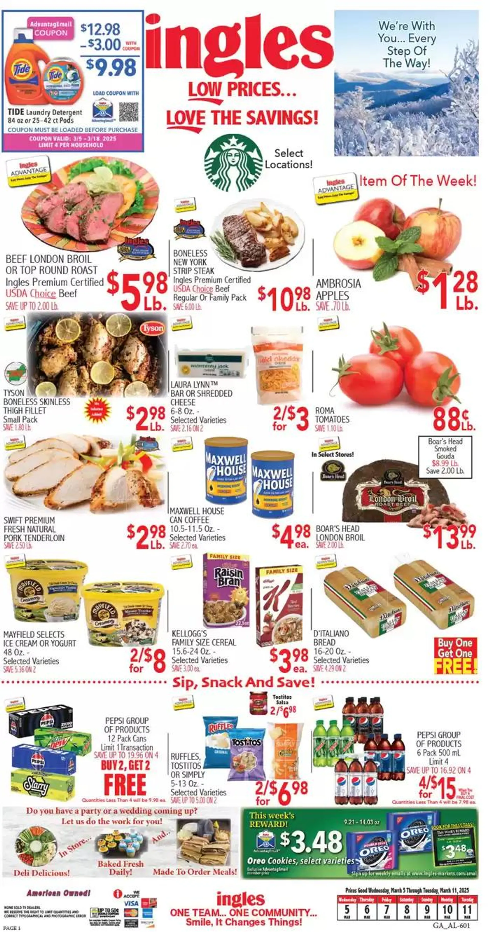 Weekly ad Ingles Markets weekly ad from March 5 to March 18 2025 - Page 1