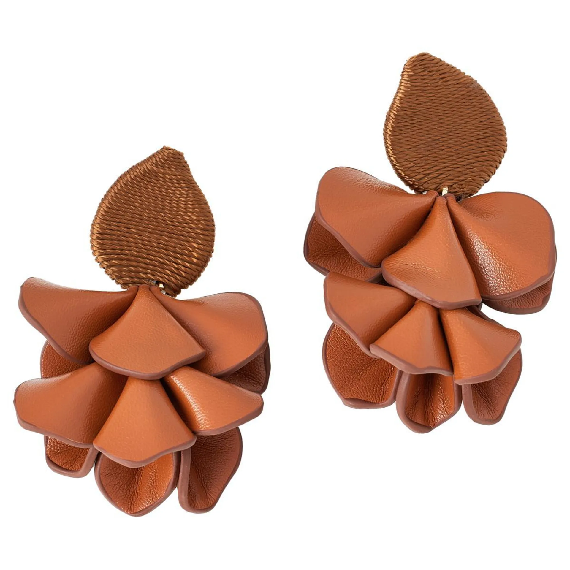 Connie Craig Carroll Jewelry Petal Cluster Drop Earrings