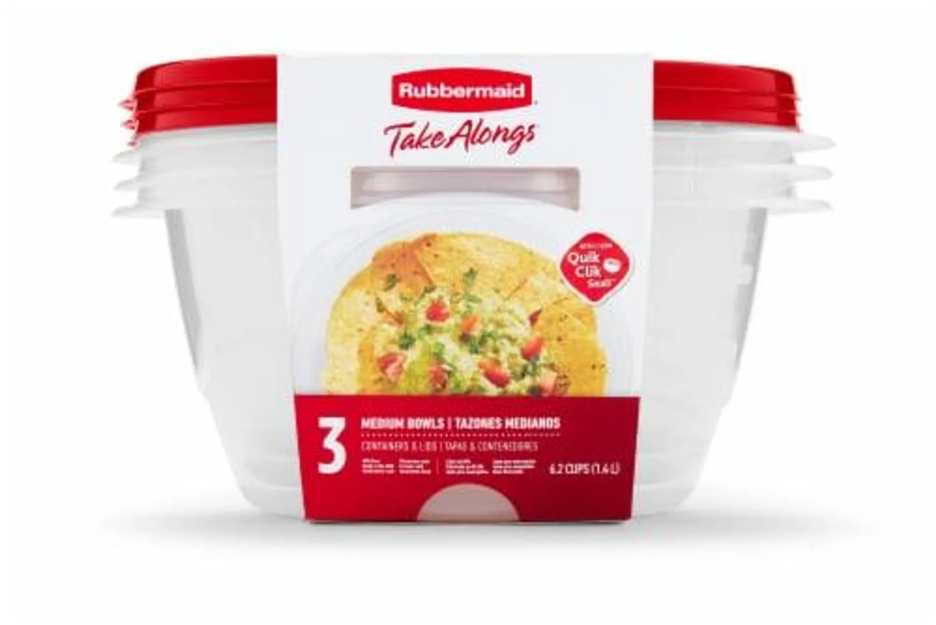 Rubbermaid® Take Alongs Round BPA-Free Plastic Snap Seal Food Storage Container