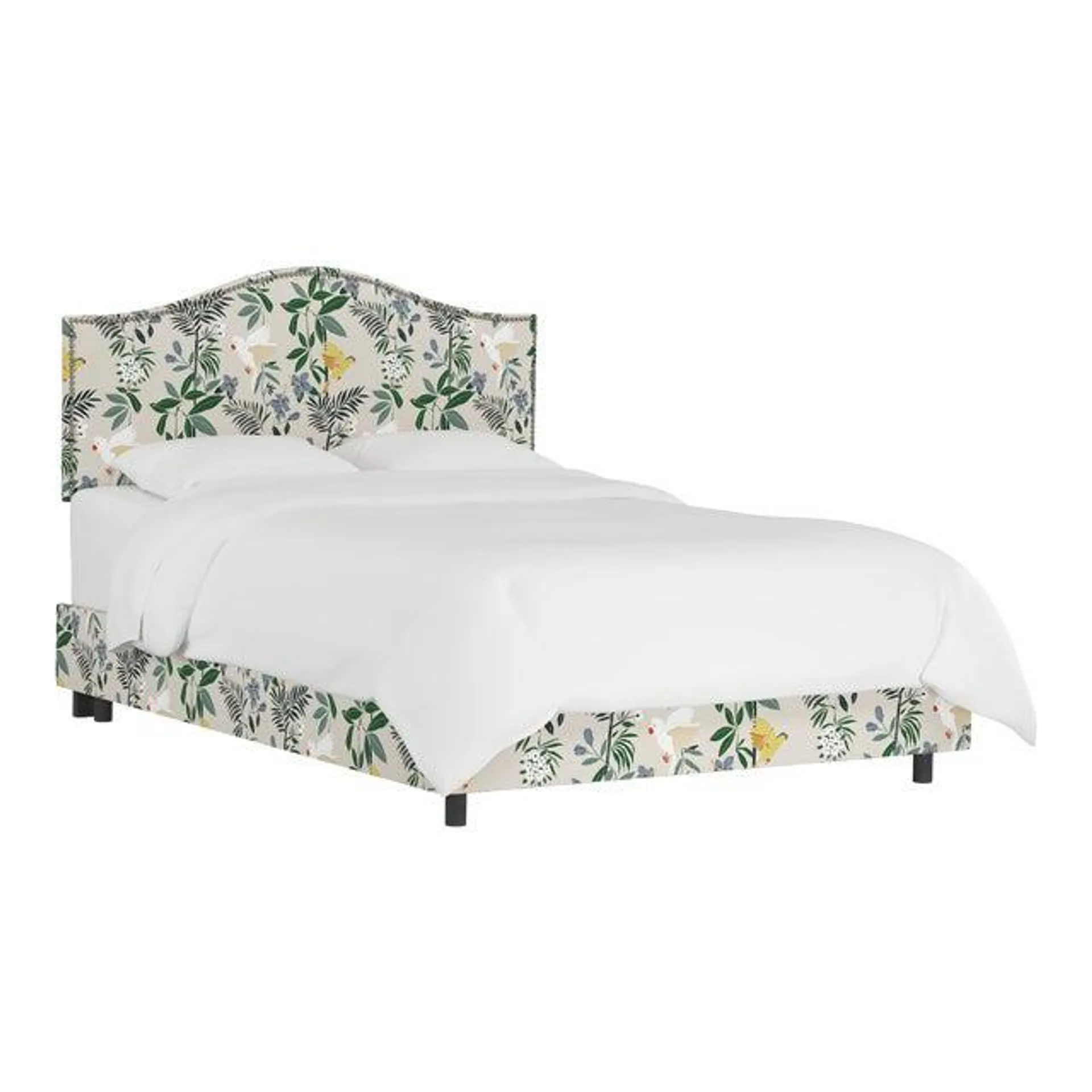 Queen Bed, Belize Chinoiserie Cream