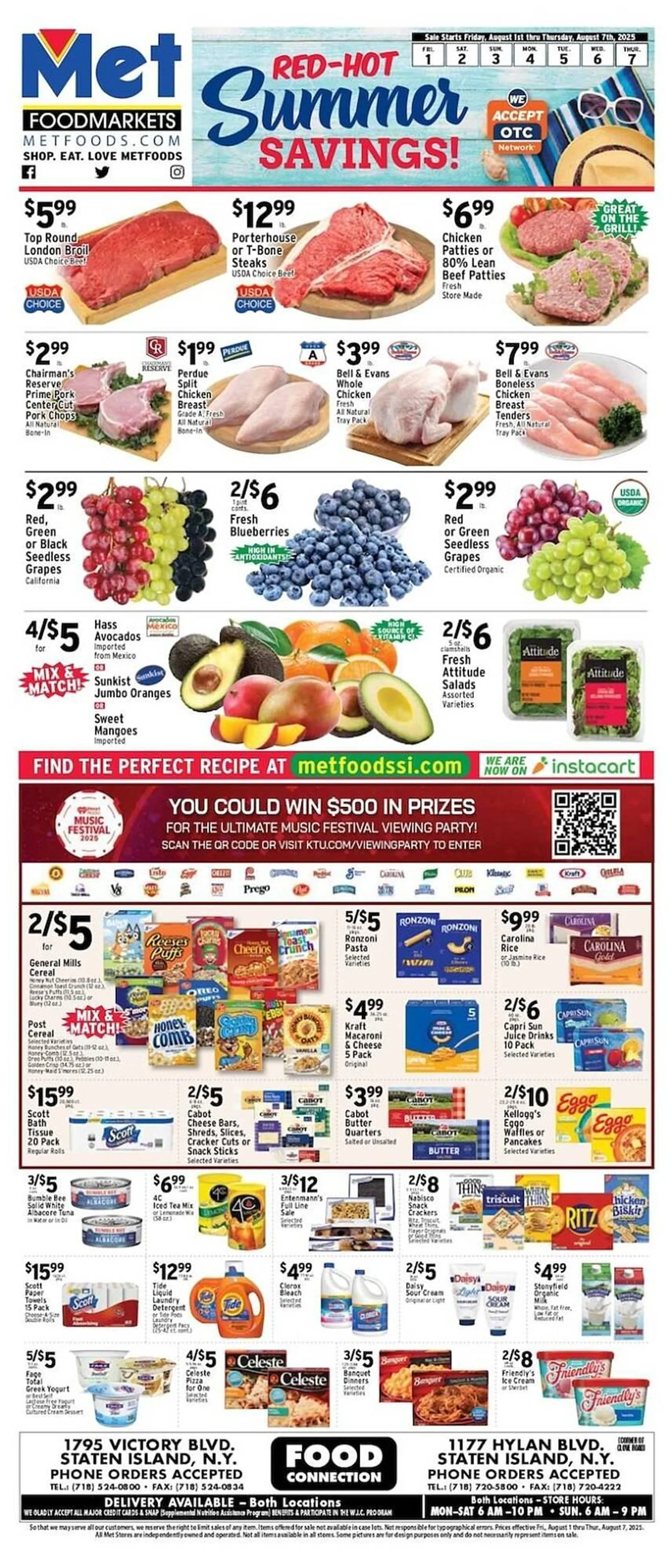 Weekly ad Met Foodmarkets Weekly Ad from August 1 to August 7 2025 - Page 1