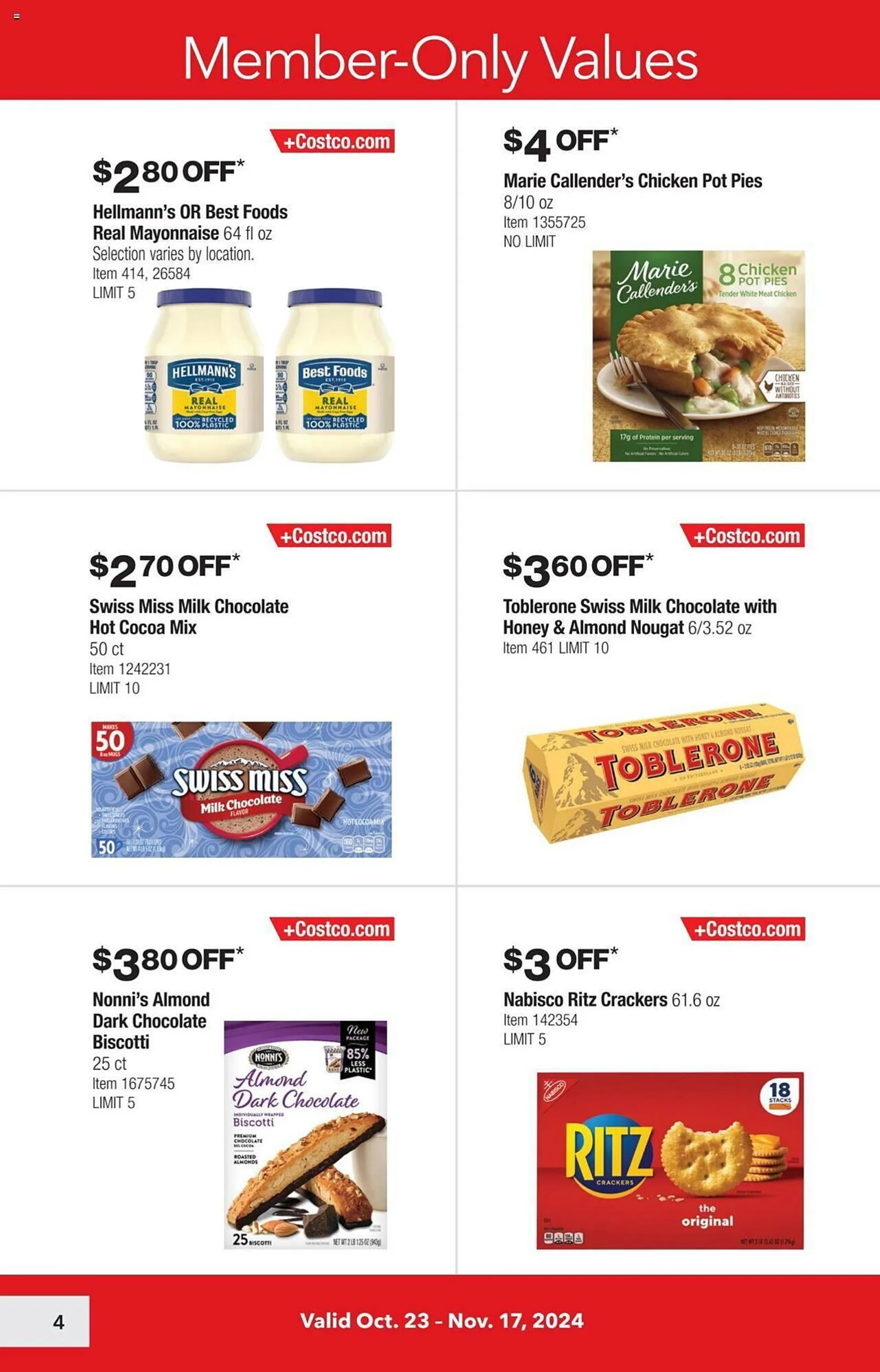 Weekly ad Costco Weekly Ad from October 23 to November 17 2024 - Page 4