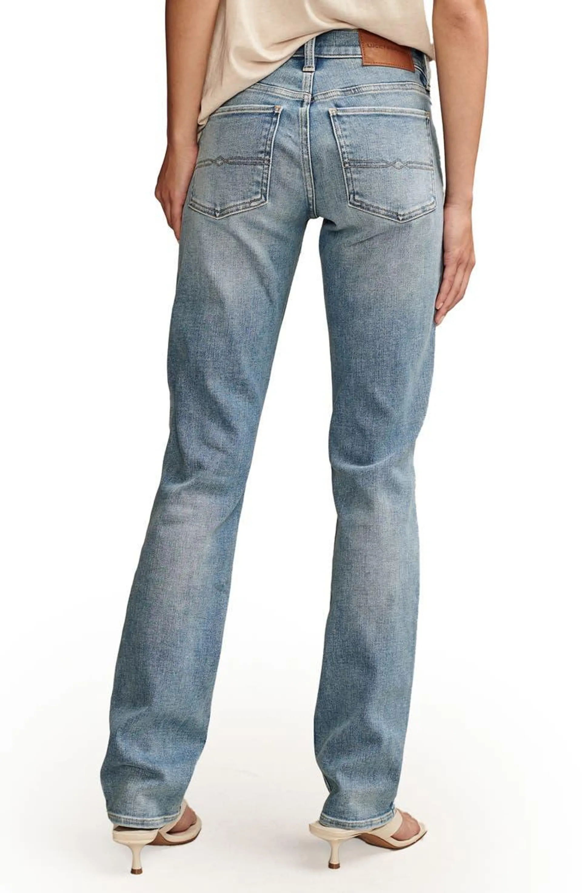 Sweet Mid Rise Straight Leg Jeans