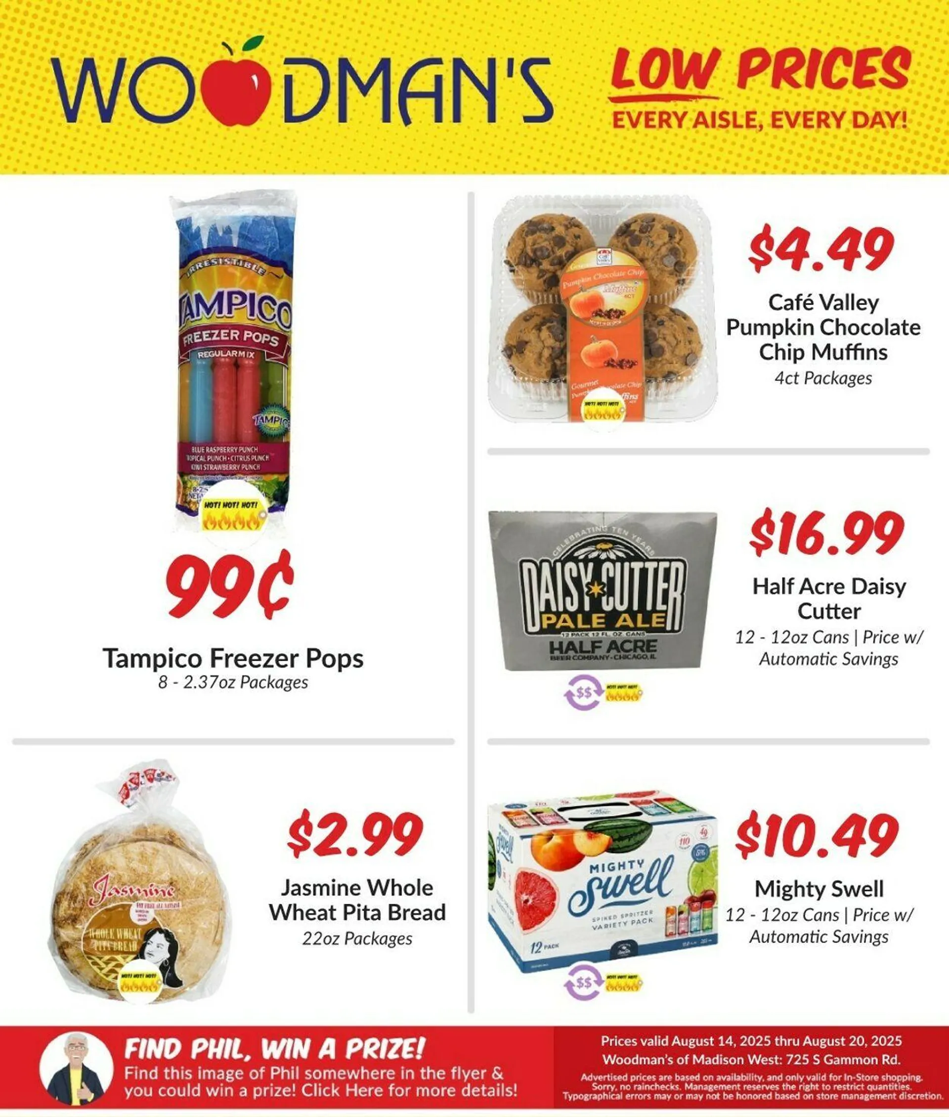 Weekly ad Woodman's Market - MADISON, WI (WEST) from August 14 to August 20 2025 - Page 1