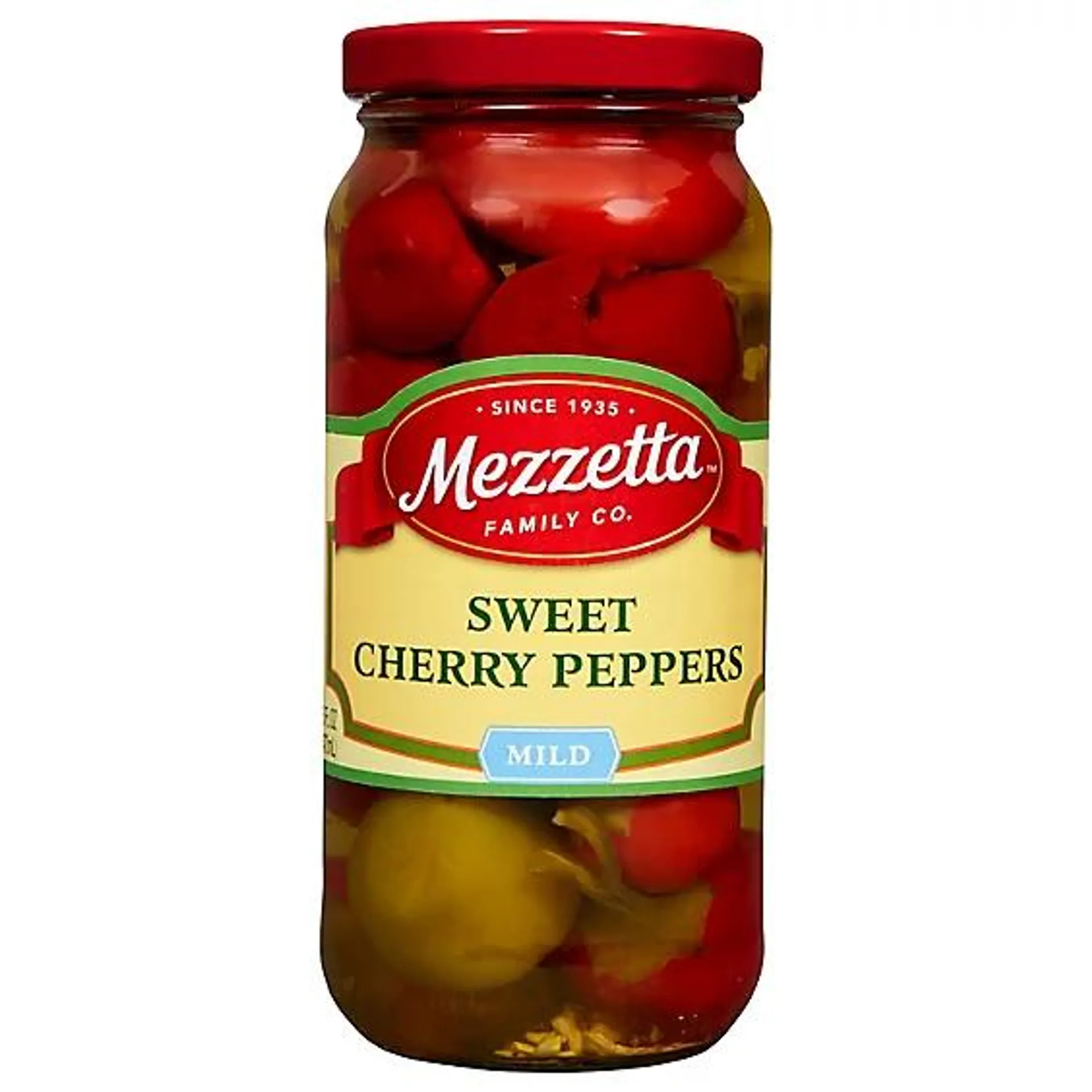 Mezzetta Peppers Cherry Sweet - 16 Oz