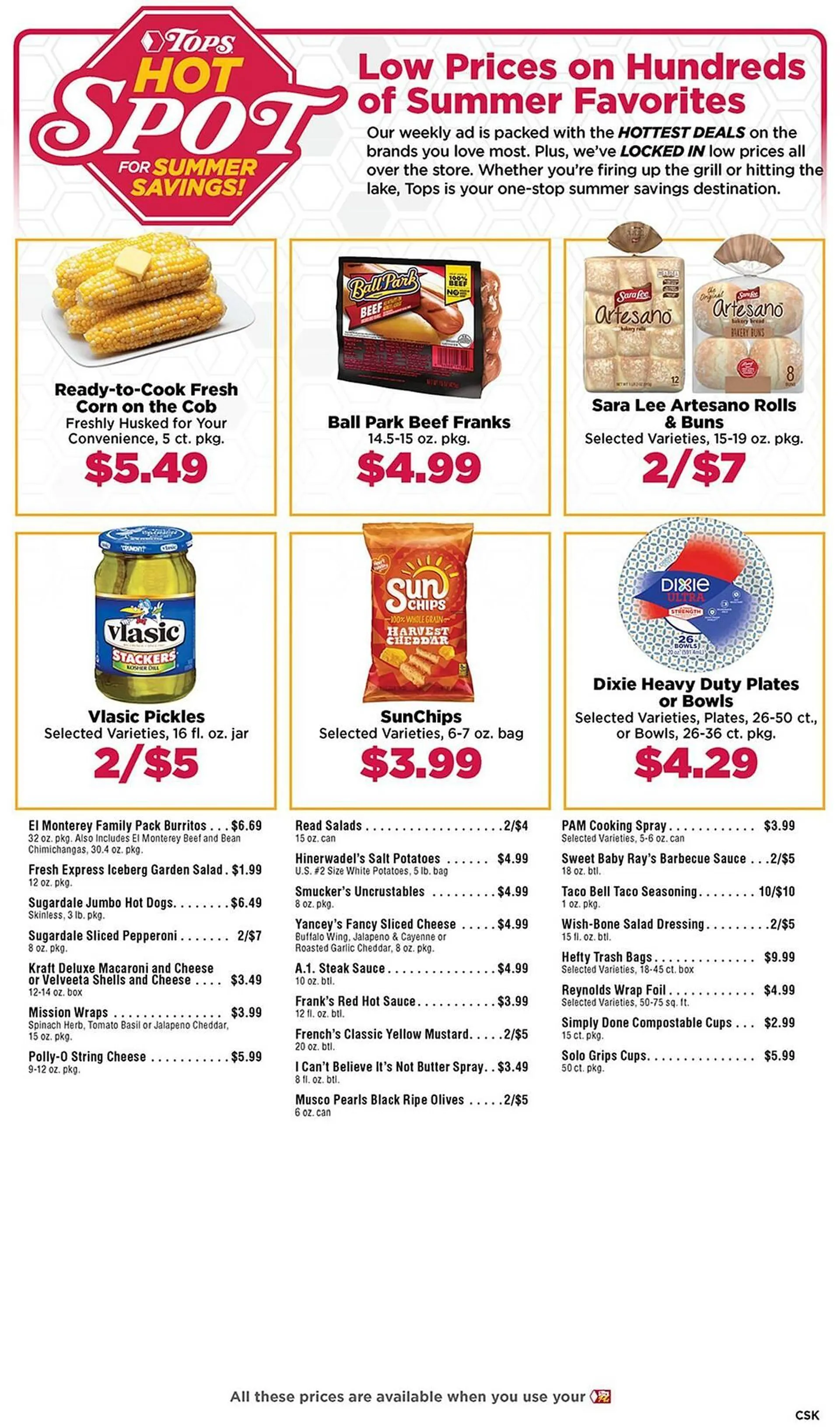Tops Weekly Ad - 1
