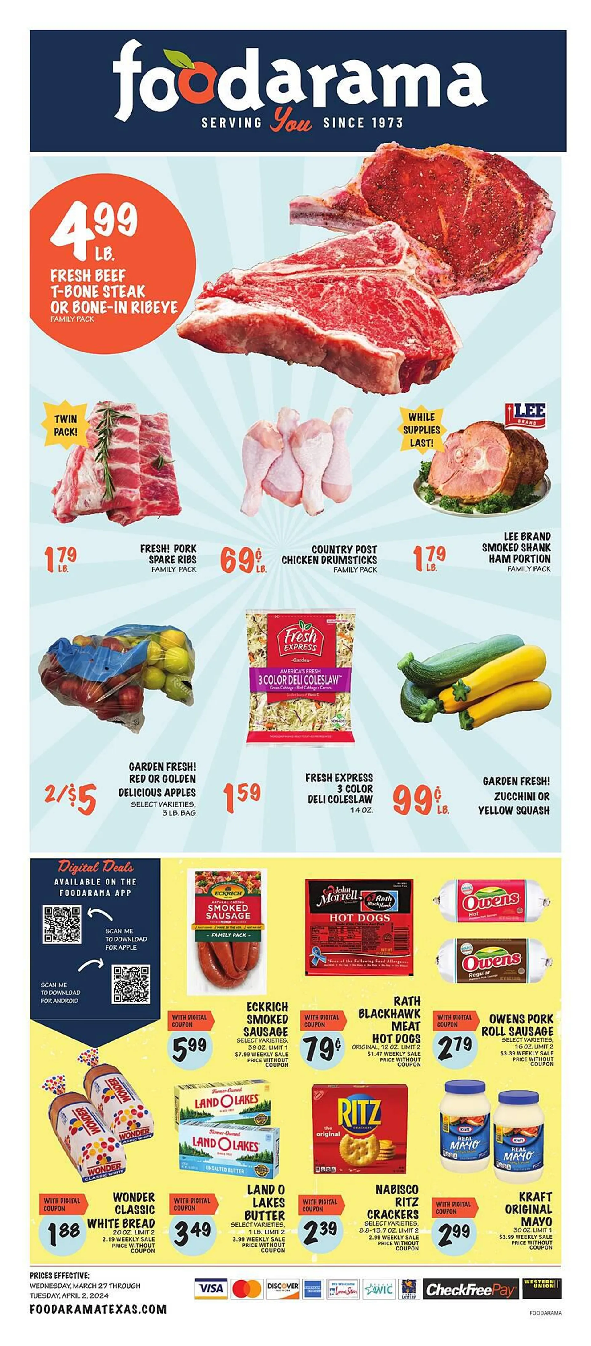 Weekly ad Foodarama Weekly Ad from March 27 to April 2 2024 - Page 