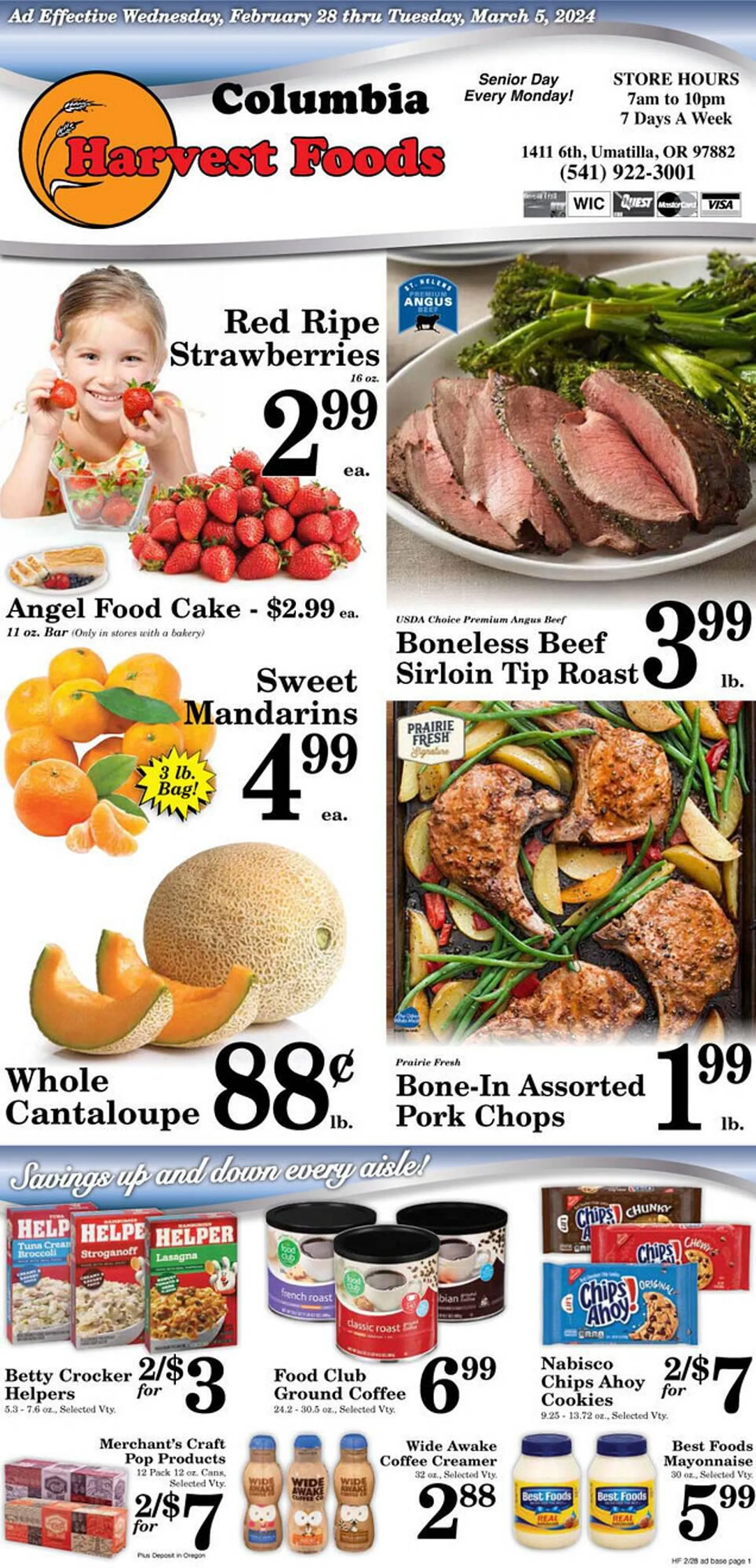 Weekly ad Harvest Foods ad from February 28 to March 5 2024 - Page 