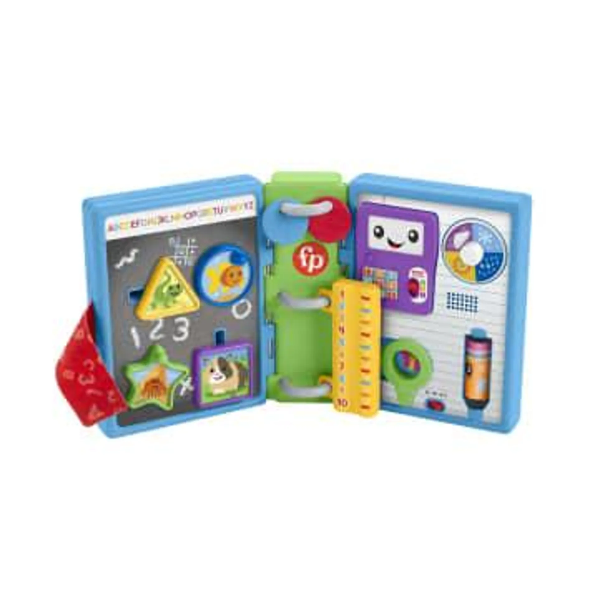 Fisher-Price Laugh & Learn 123 Schoolbook Electronic Infant Activity Toy