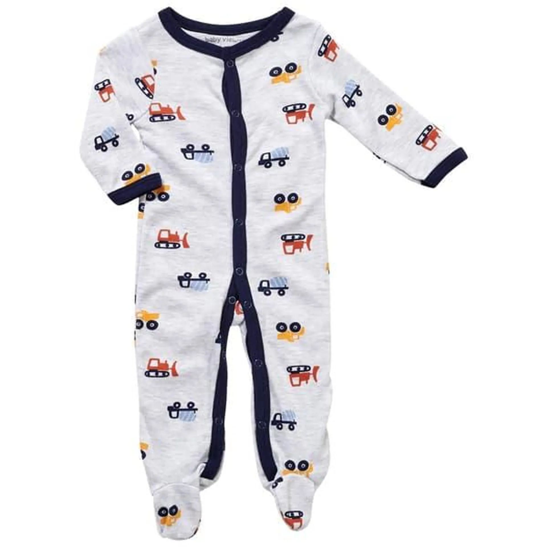 Baby Boy (NB-9M) baby views® Construction Trucks Sleeper