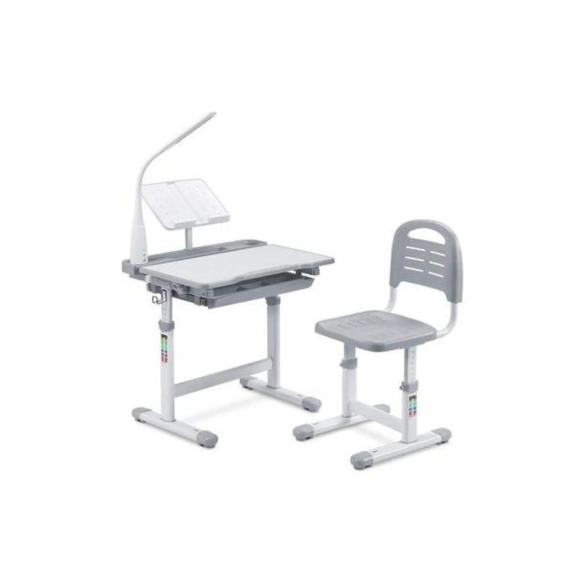 Kids Adjustable Table and Chair Grey