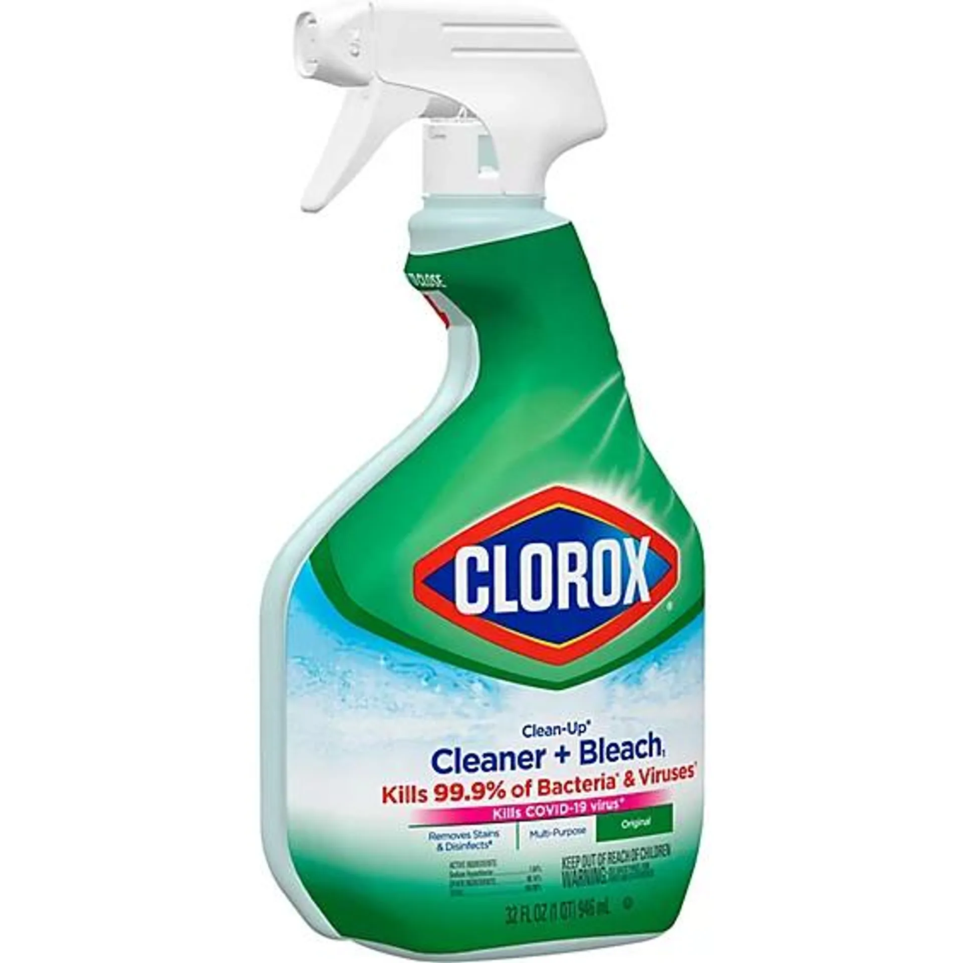 Clorox Original Cleanup All Purpose Cleaner With Bleach Spray Bottle - 32 Fl. Oz.