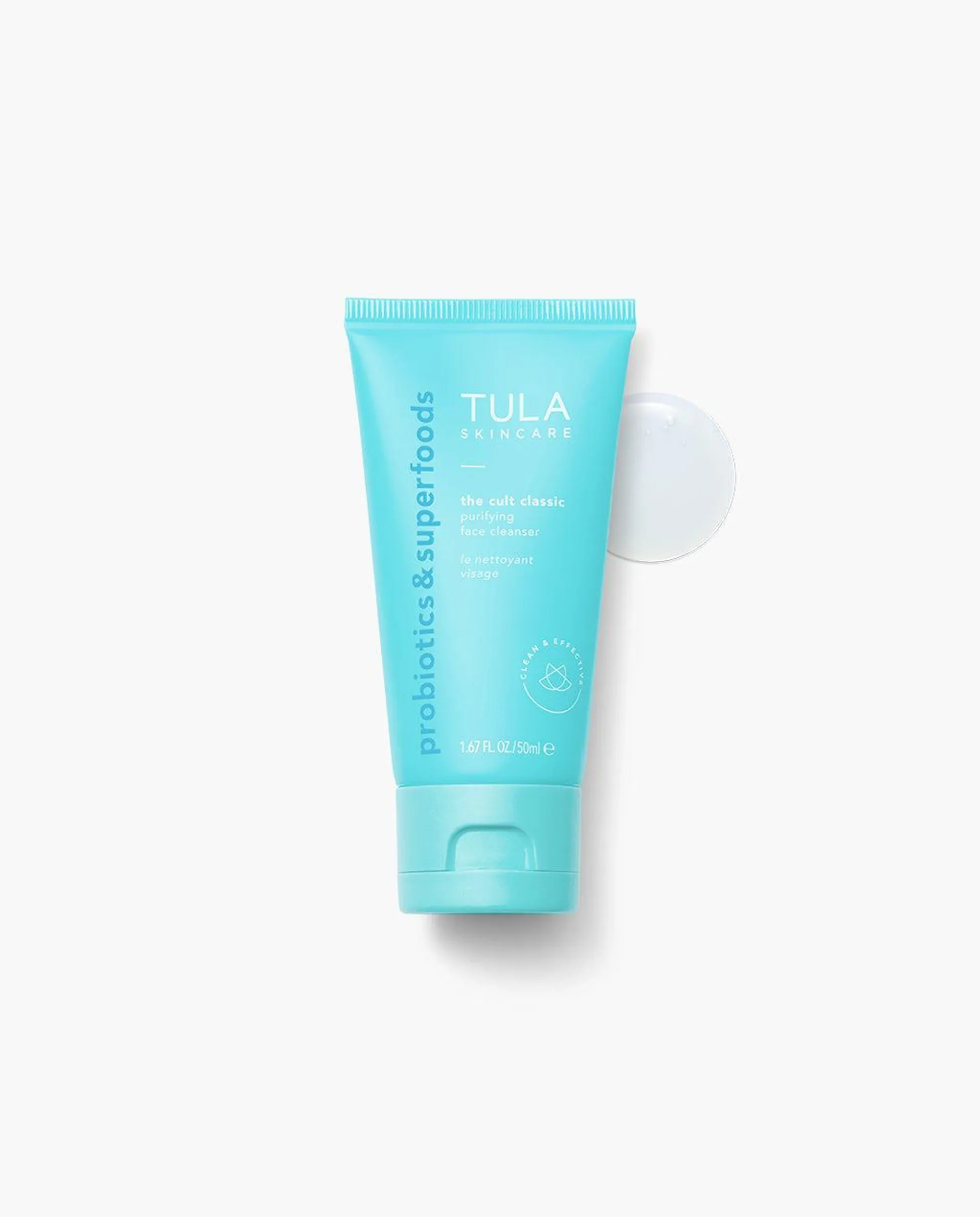 travel size purifying face cleanser