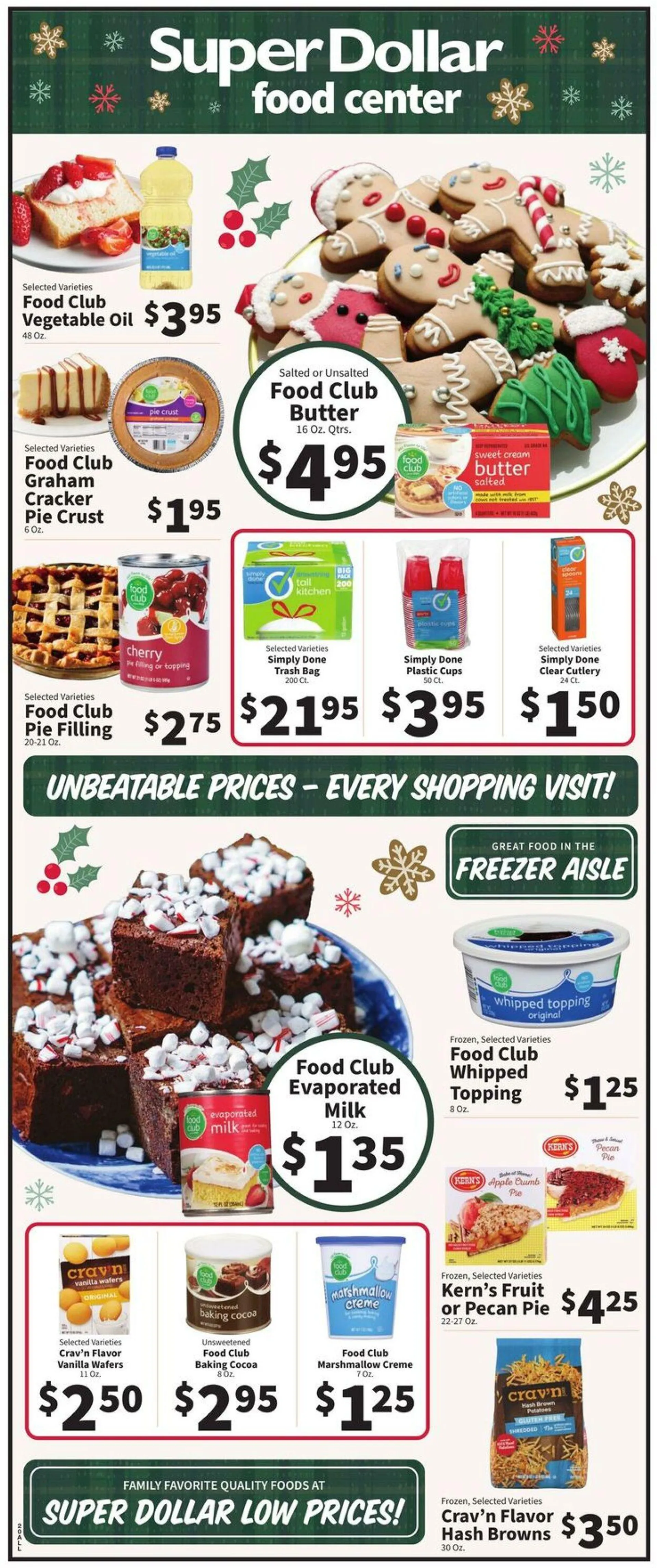 Weekly ad Super Dollar Food Center Current weekly ad from December 11 to December 17 2024 - Page 2