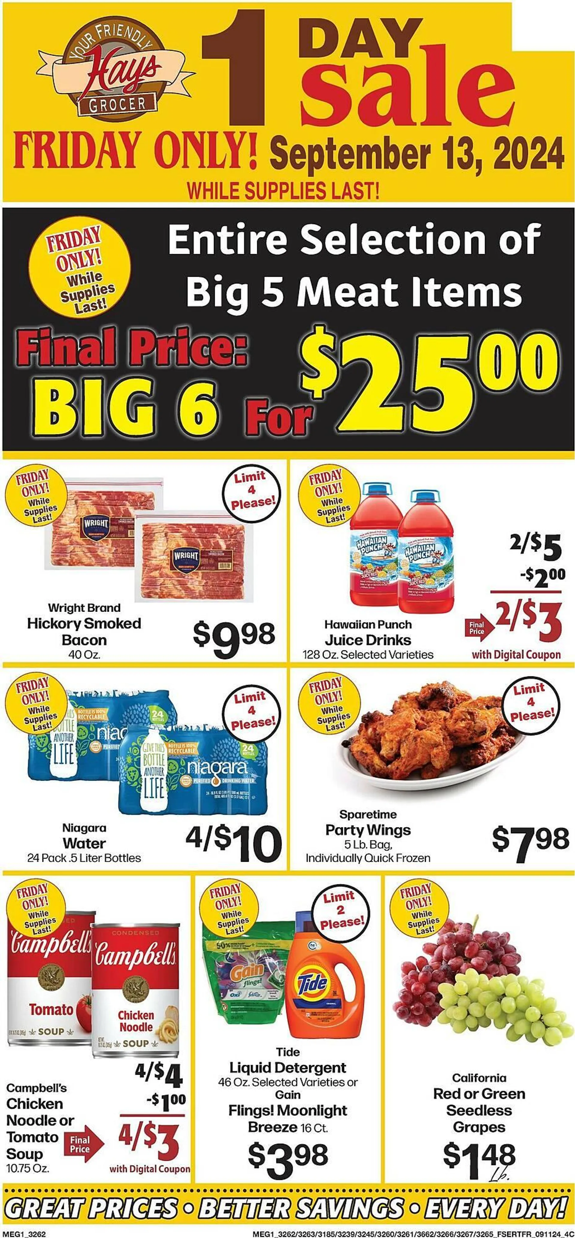 Hays Supermarket Weekly Ad - 1