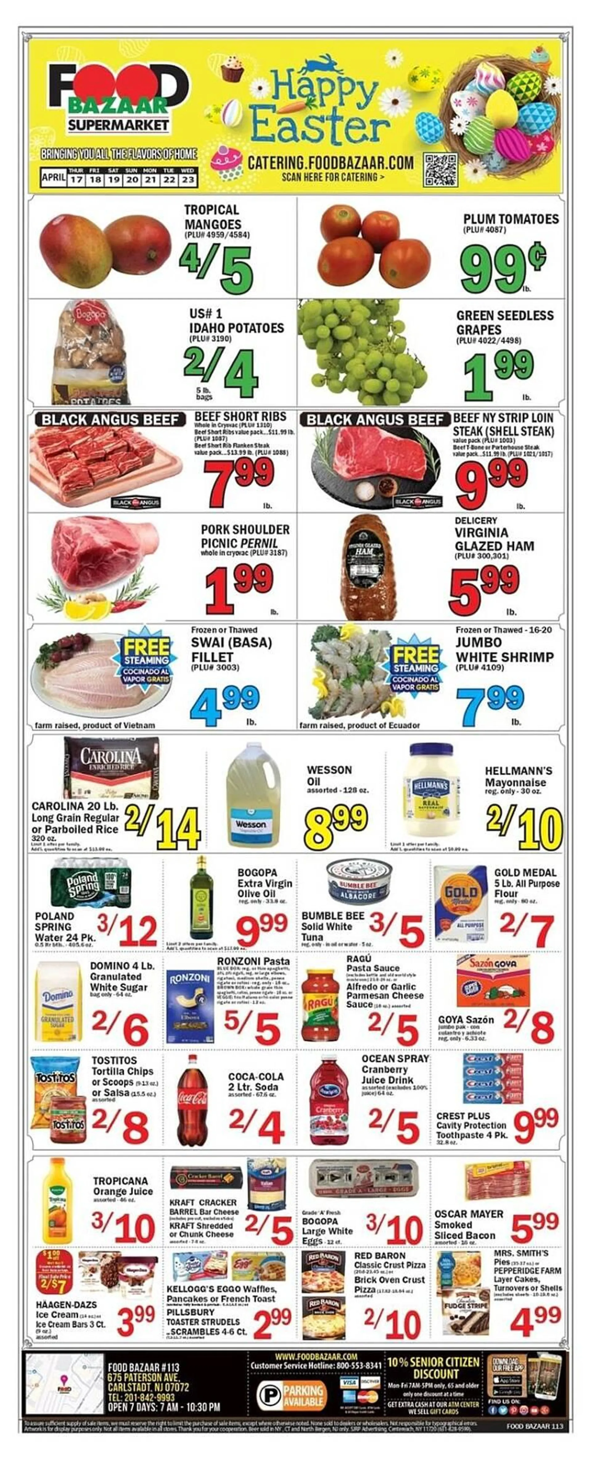 Food Bazaar Weekly Ad - 1