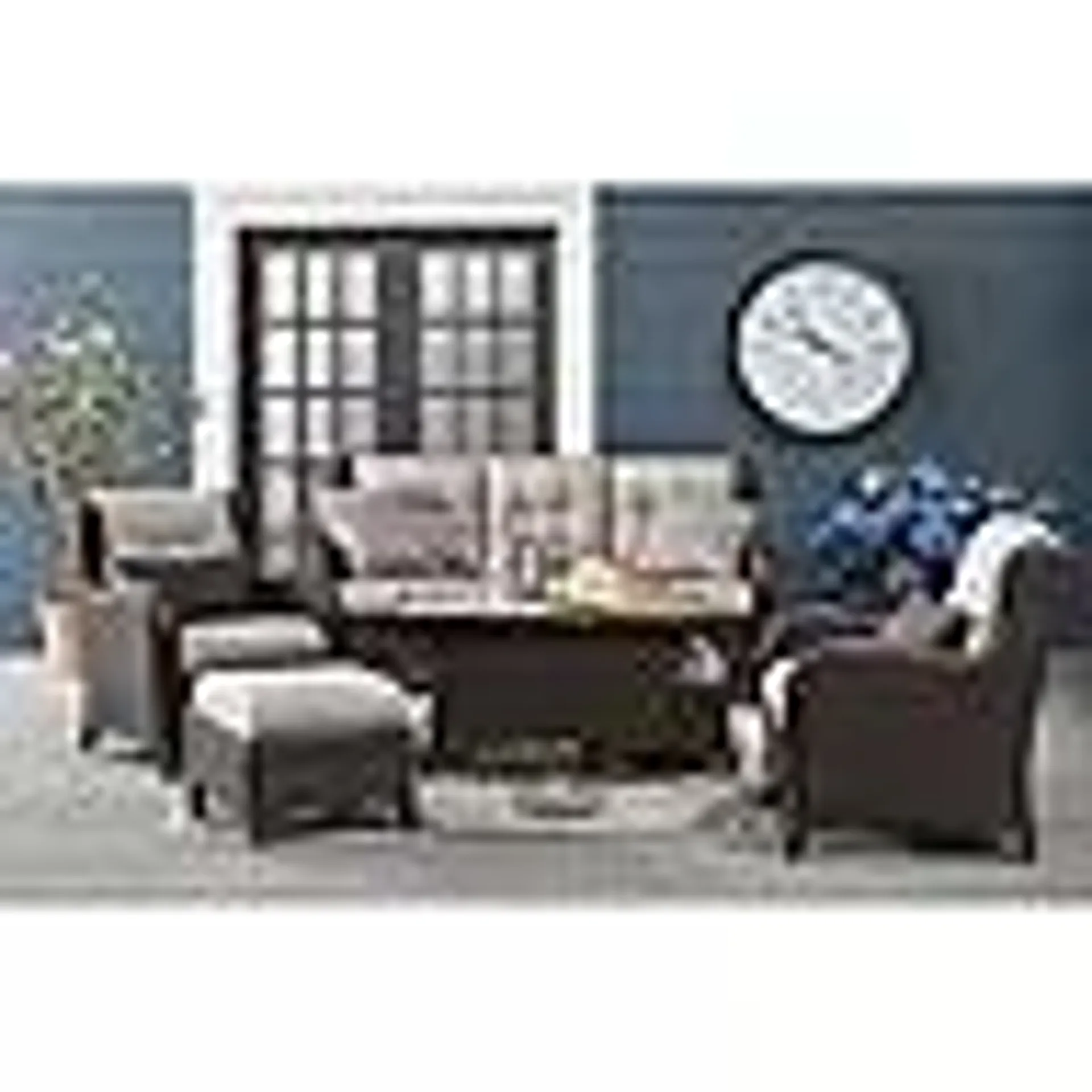 Member's Mark Heritage 6-Piece Deep Seating Set with Sunbrella Fabric, Dove