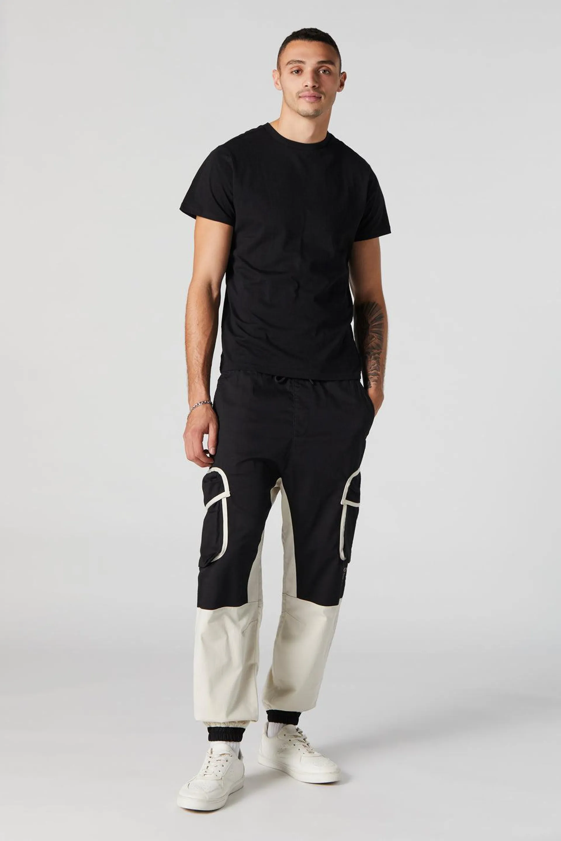 Relaxed Selfmade Colourblock Cargo Jogger