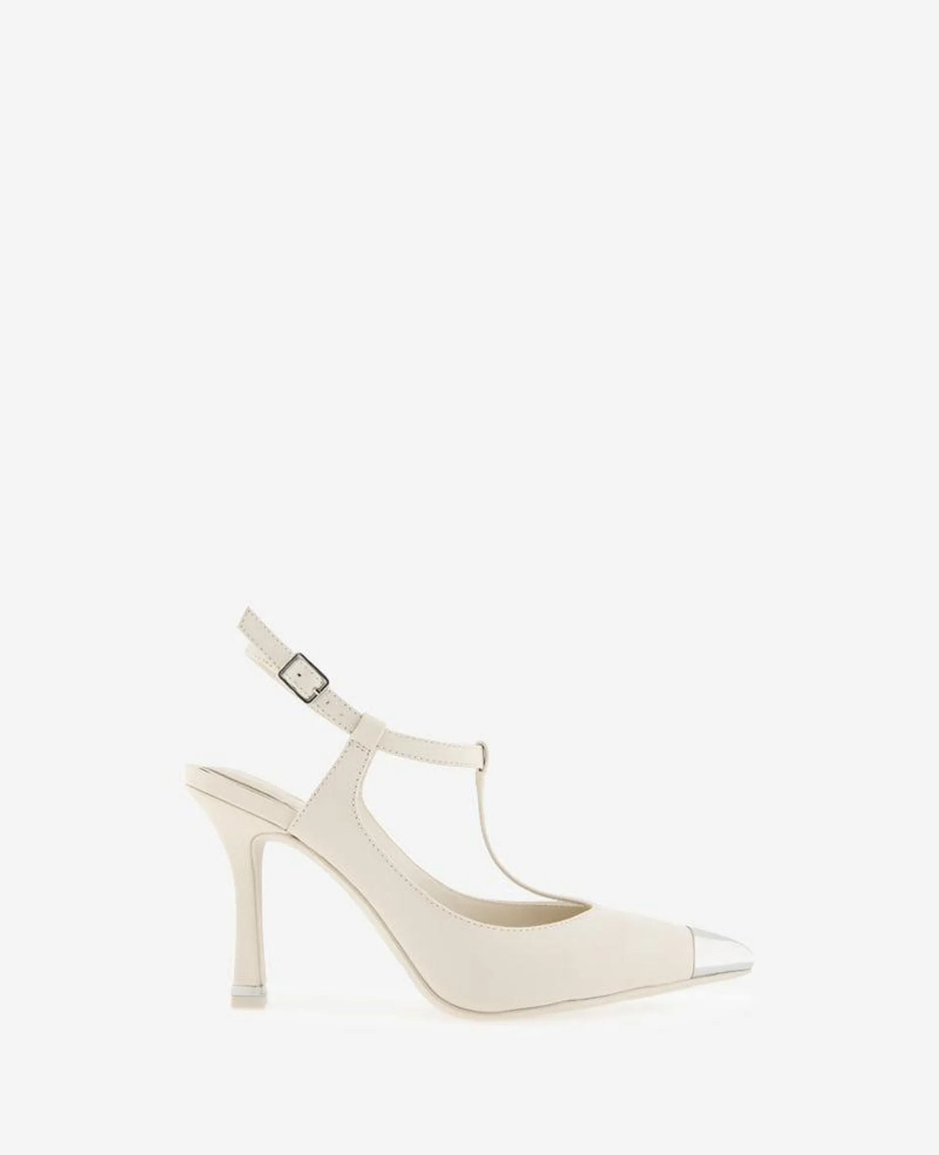 Romi T-Strap Leather Pump