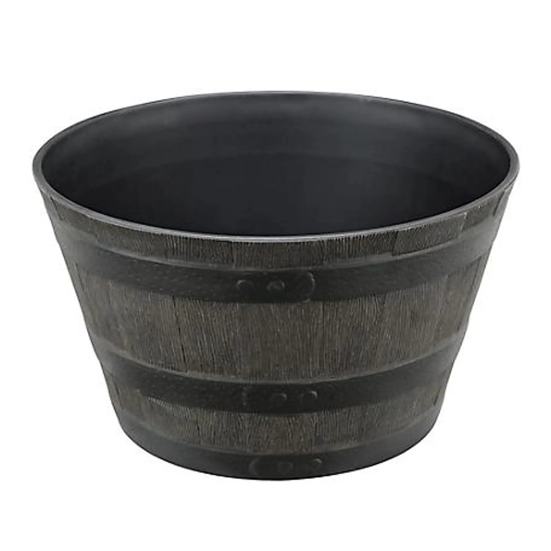 Red Shed 15.5 in. Whiskey Barrel Planter