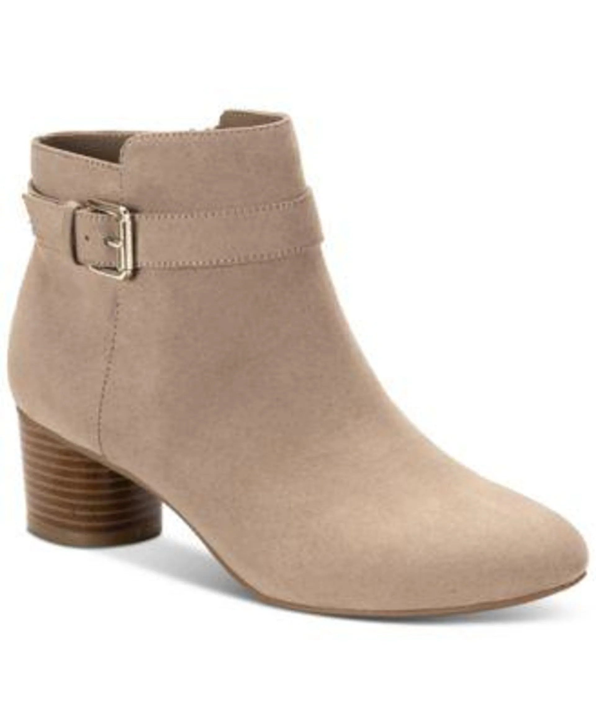 Women's Ariella Block Heel Buckle Dress Booties, Created for Macy's