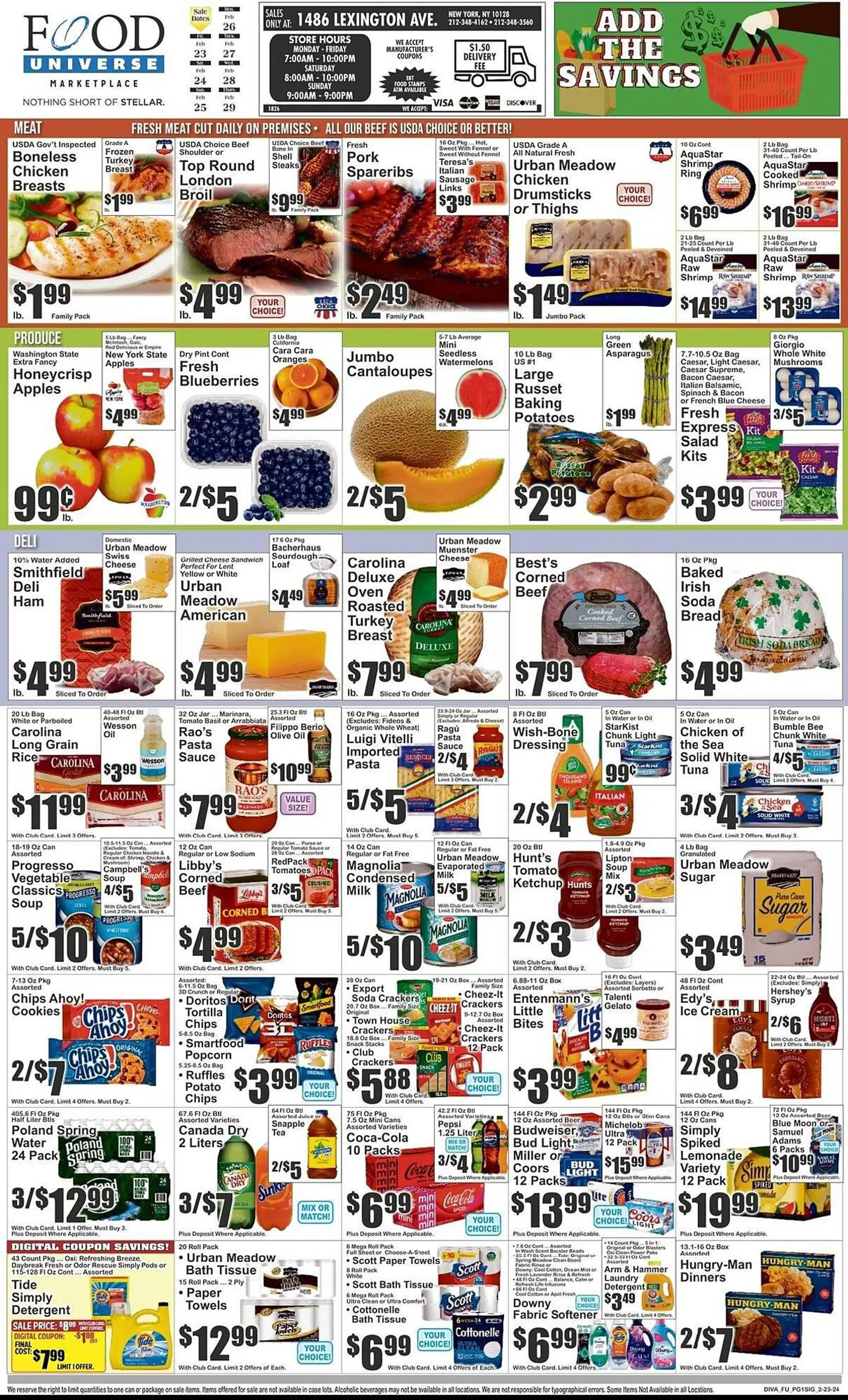 Weekly ad Food Universe Weekly Ad from February 23 to February 29 2024 - Page 