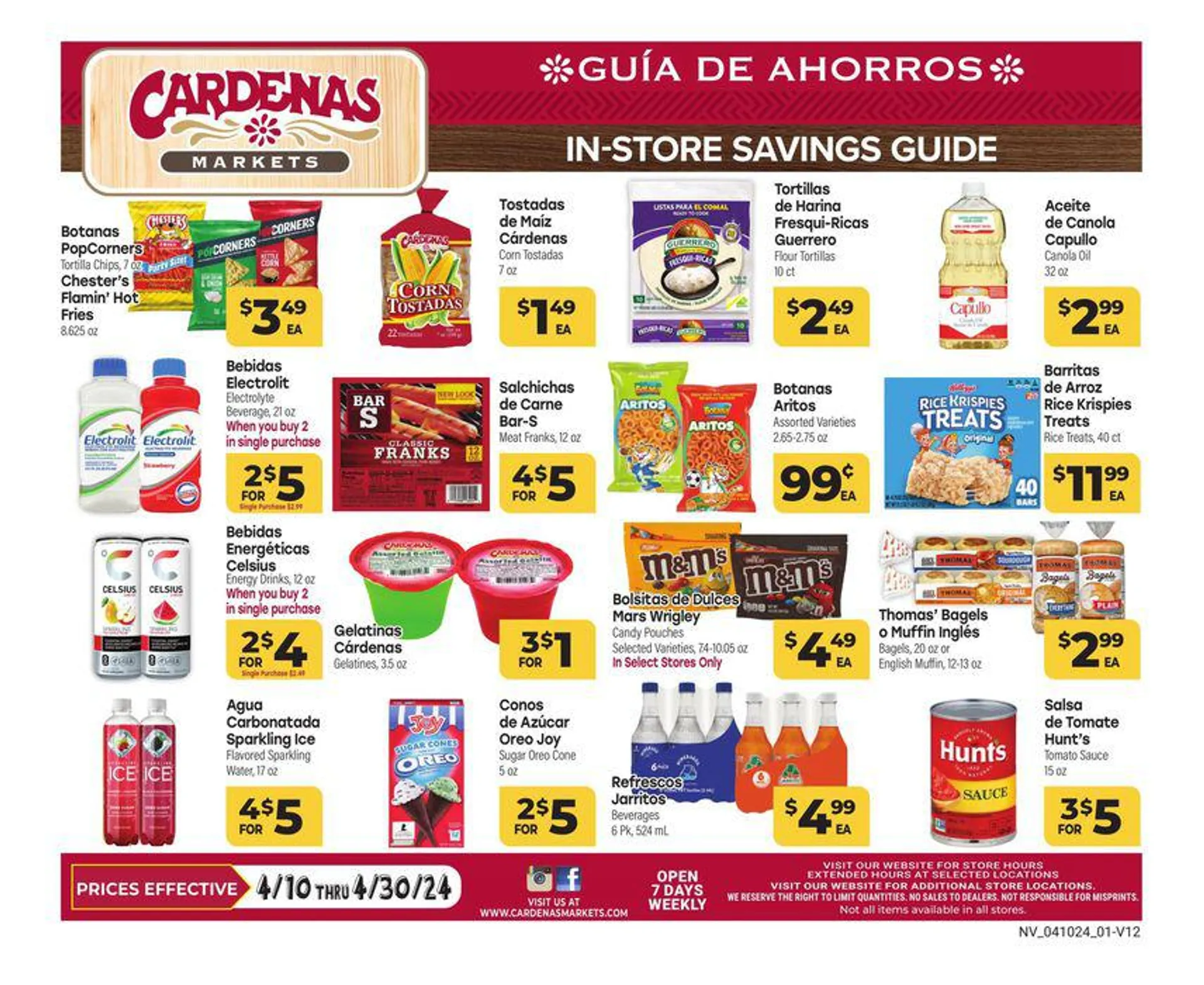 Weekly ad In-Store Savings Guide from April 11 to April 30 2024 - Page 