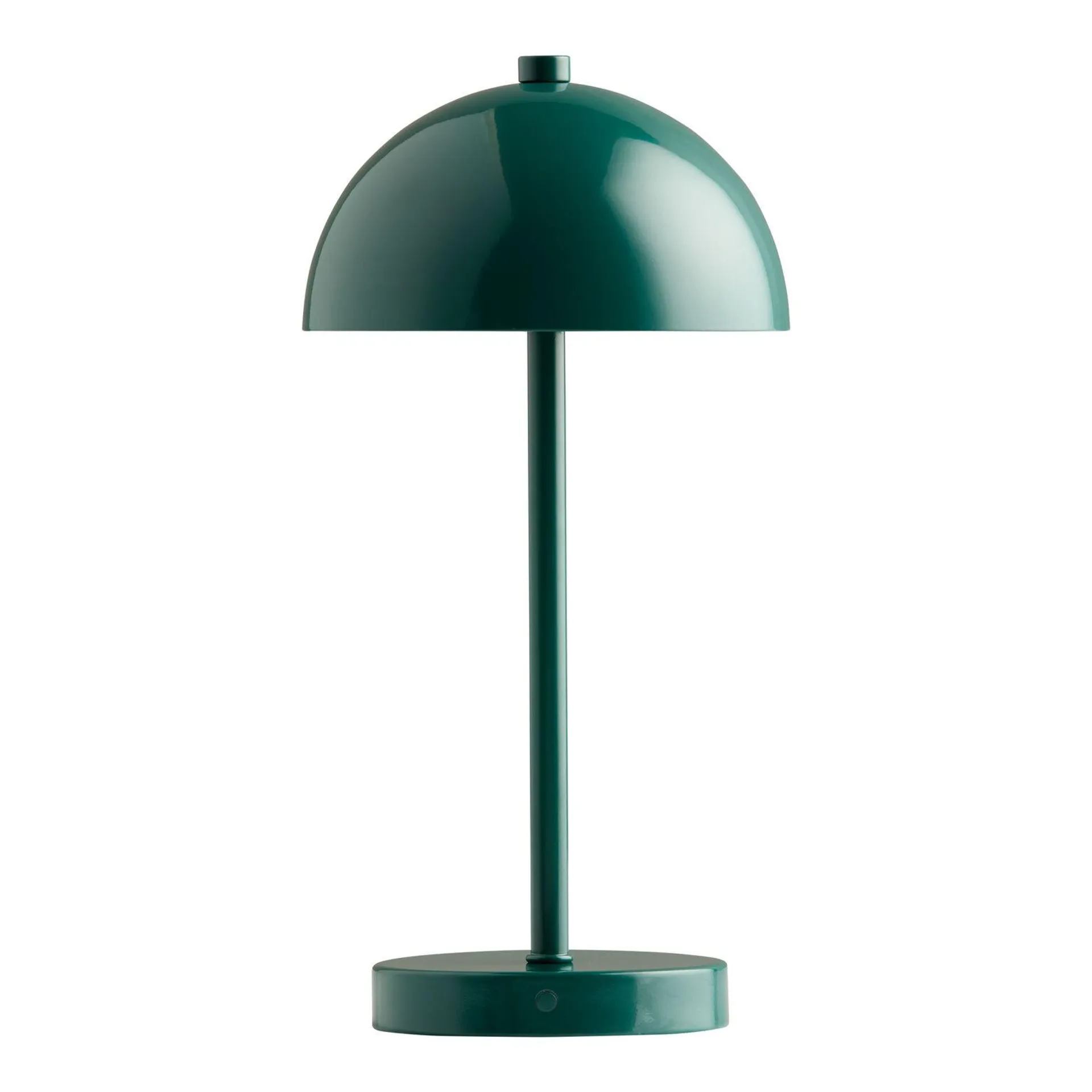 Enameled Metal Dome LED Portable Touch Lamp