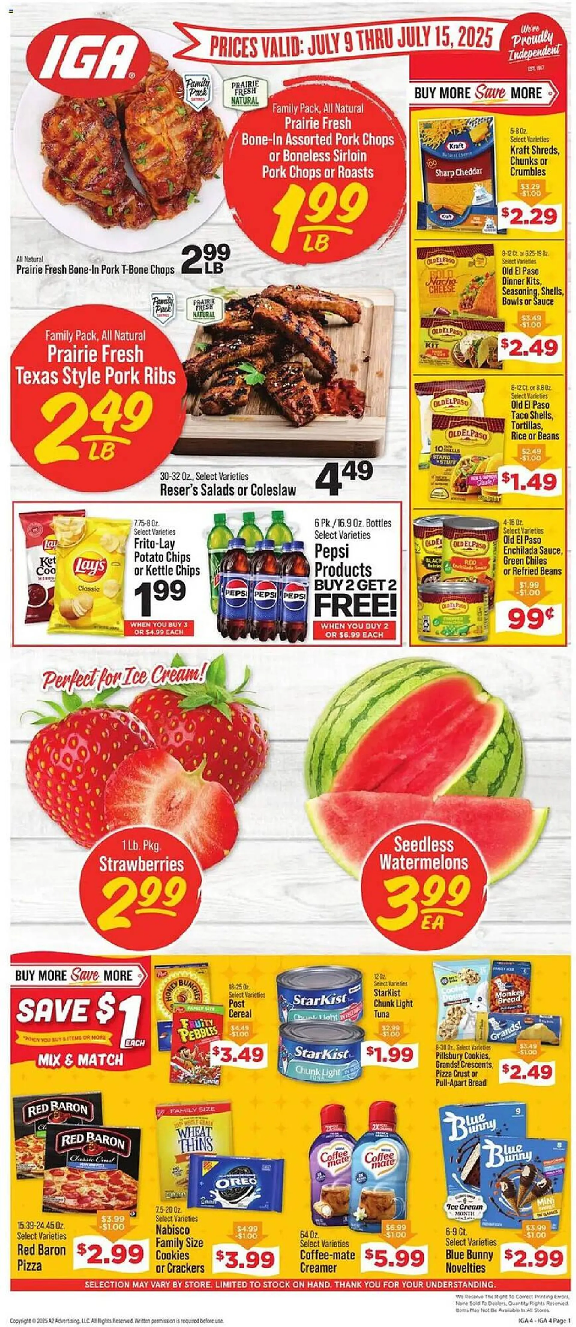 Weekly ad IGA Weekly Ad from July 9 to July 16 2025 - Page 1